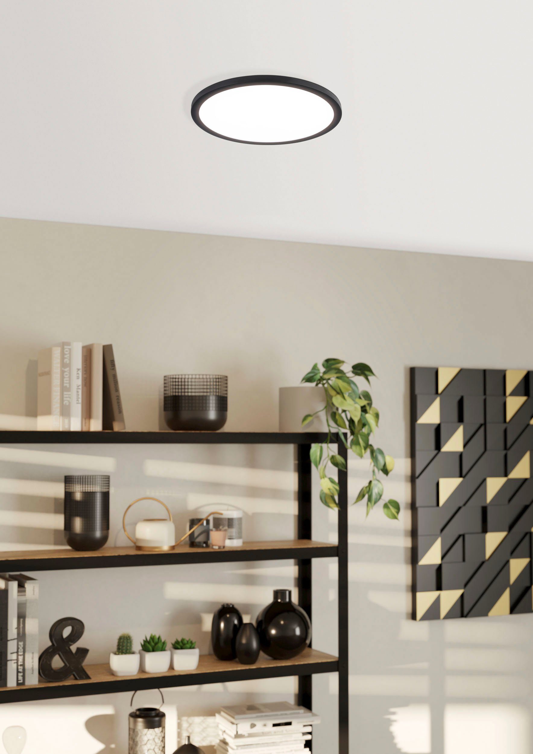 EGLO Plafondlamp FUEVA FLEX Spot lichtoppervlak, geringe inbouwdiepte 25mm (1 stuk)