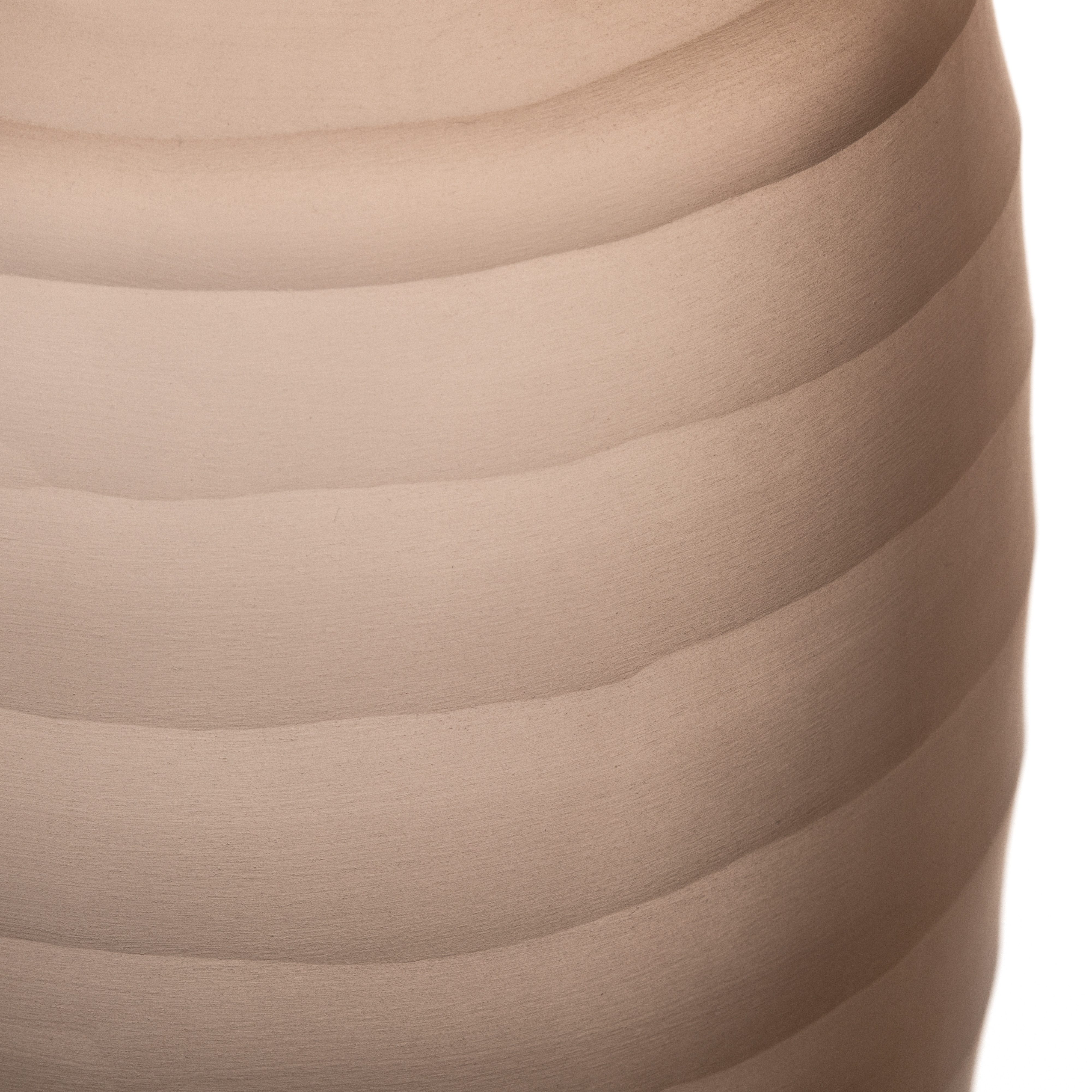 LEONARDO Tafelvaas Decoratieve vaas BELLAGIO uit glas, beige, handgemaakt (1 stuk)