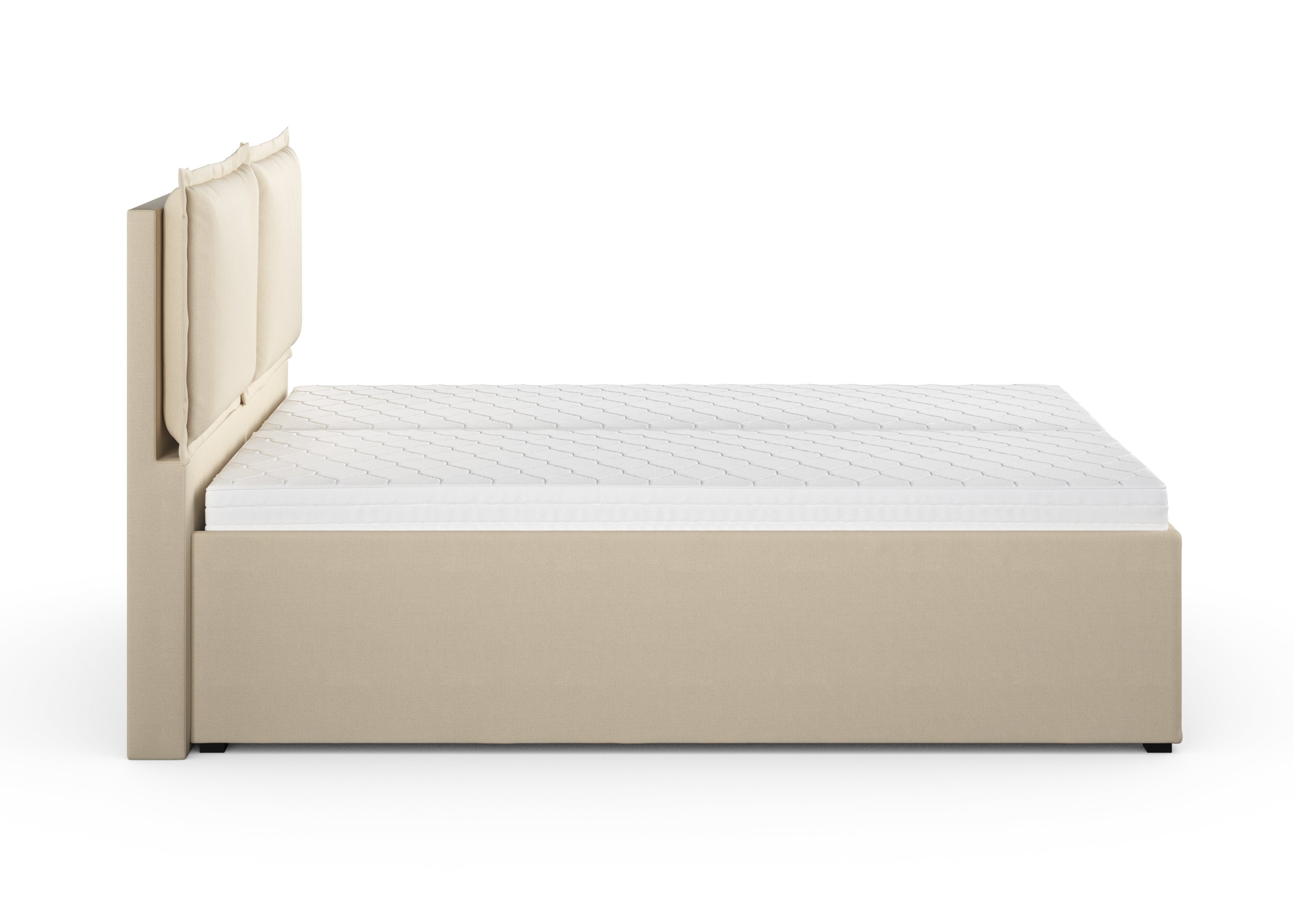 Maintal Gestoffeerd bed Lyara naar keuze zonder matras of kies uit 3 matrassoorten