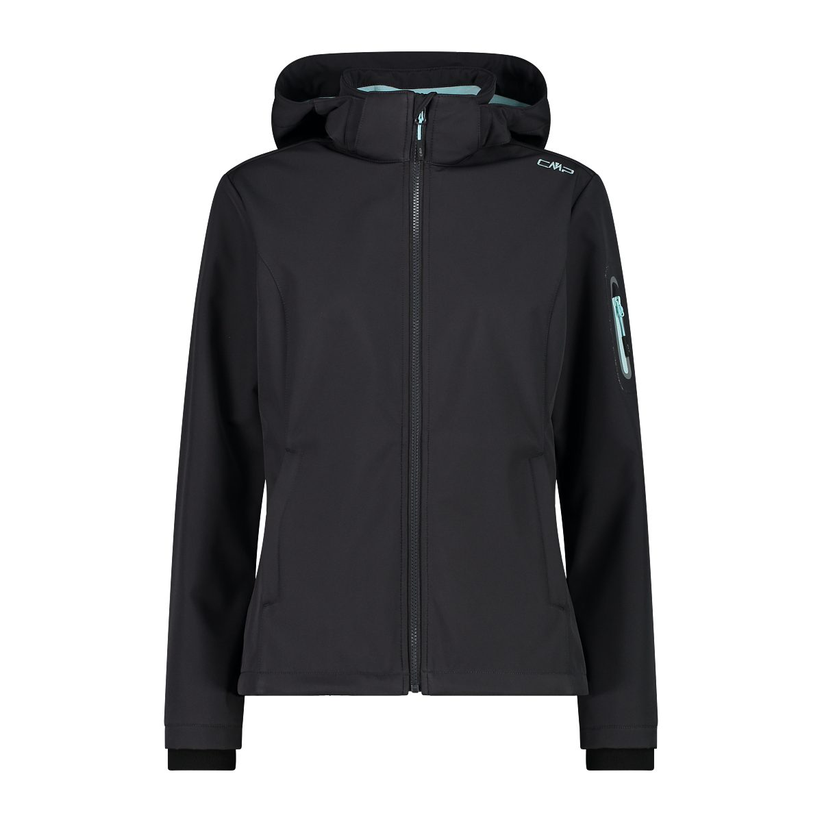 CMP Softshell-jack WOMAN JACKET ZIP HOOD Warmte- & wind- & waterafstotend (1 stuk)