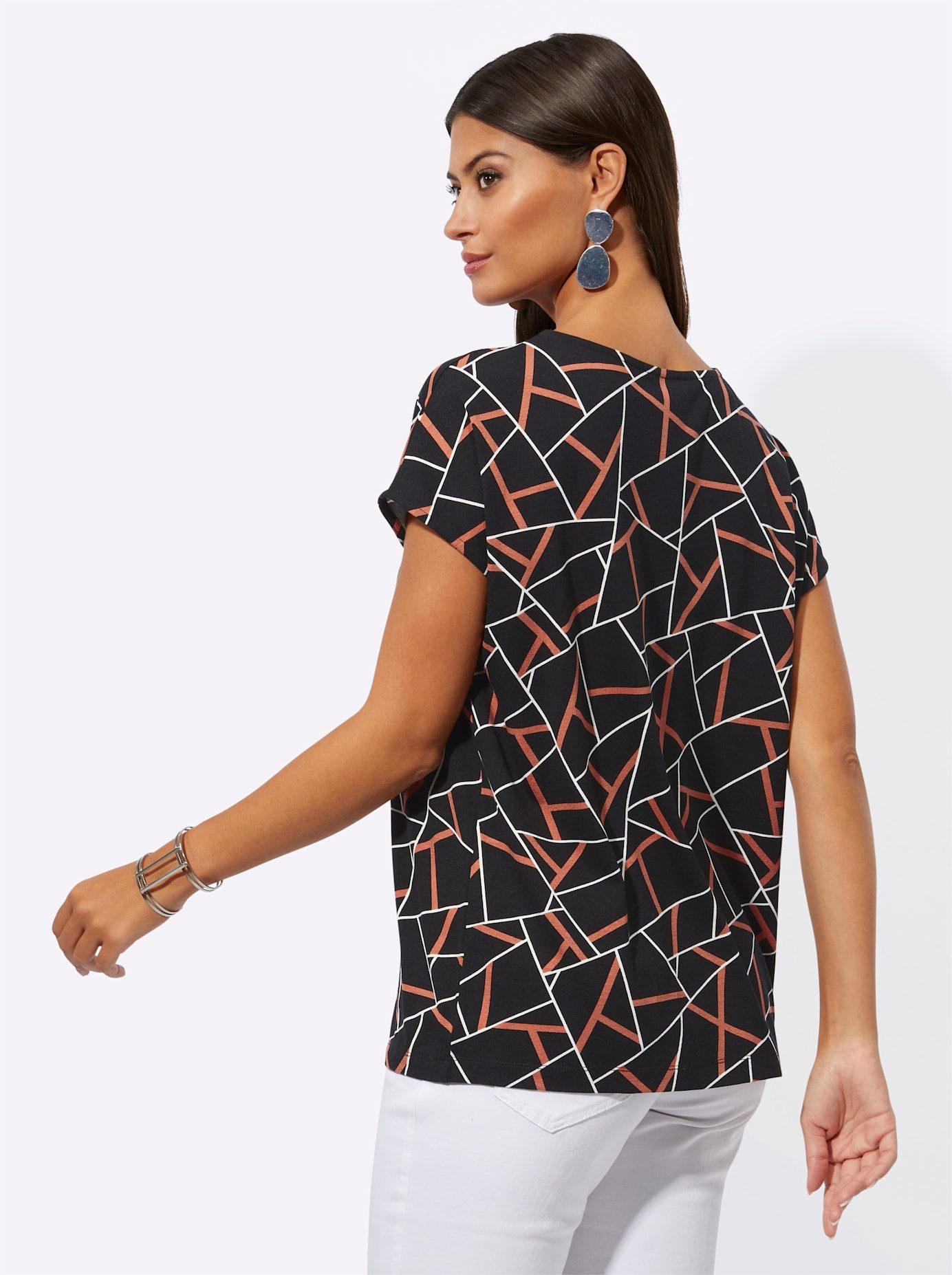 Creation L Shirt met print Gedessineerd shirt (1-delig)