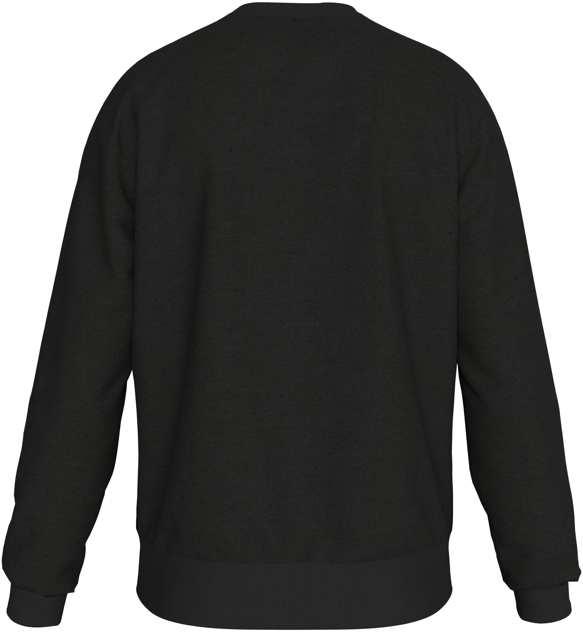 Calvin Klein Sweatshirt BT_OFF PLACEMENT LOGO SWEATSHIRT in grote maten met logo-opschrift
