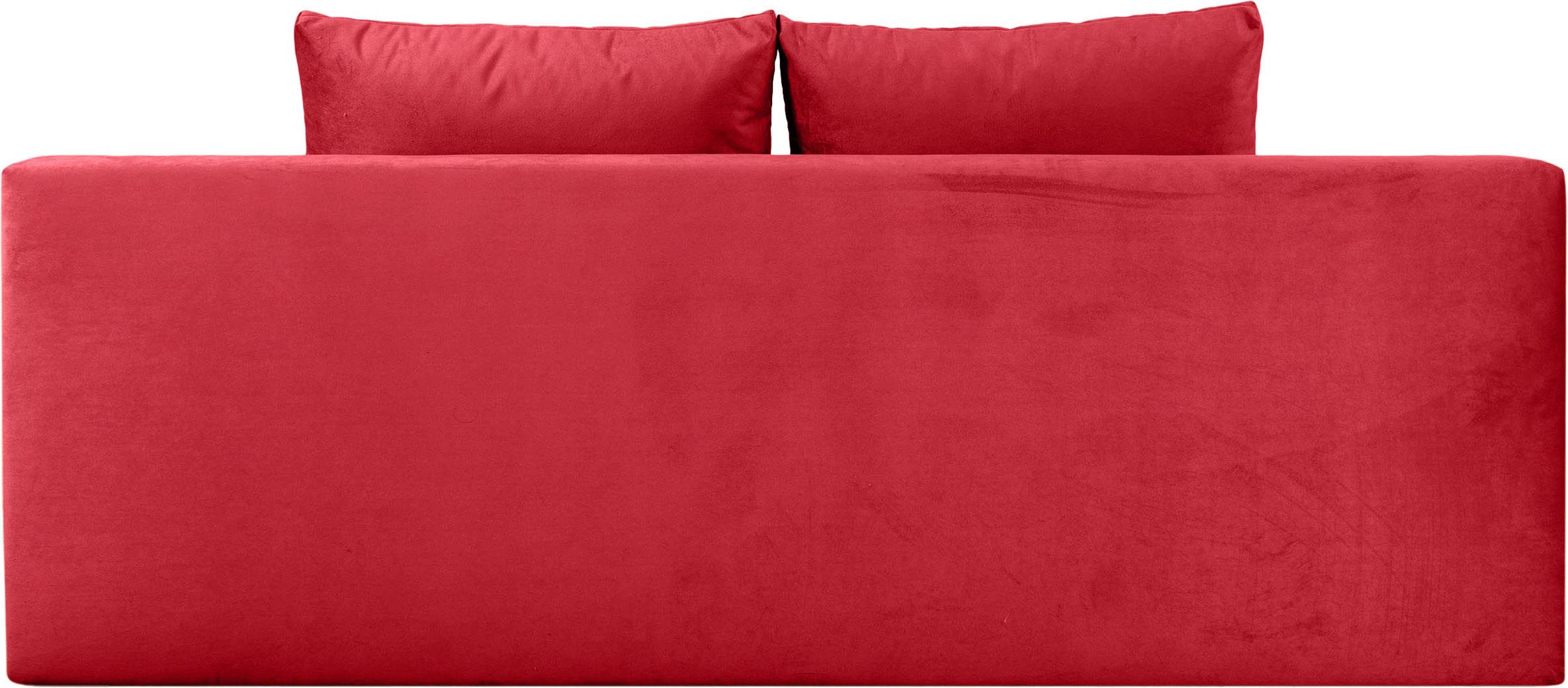 COLLECTION AB Slaapbank Tania met bedfunctie en bedlade comfortabele zitcomfort: veren-kern bekleding, inclusief rugkussen
