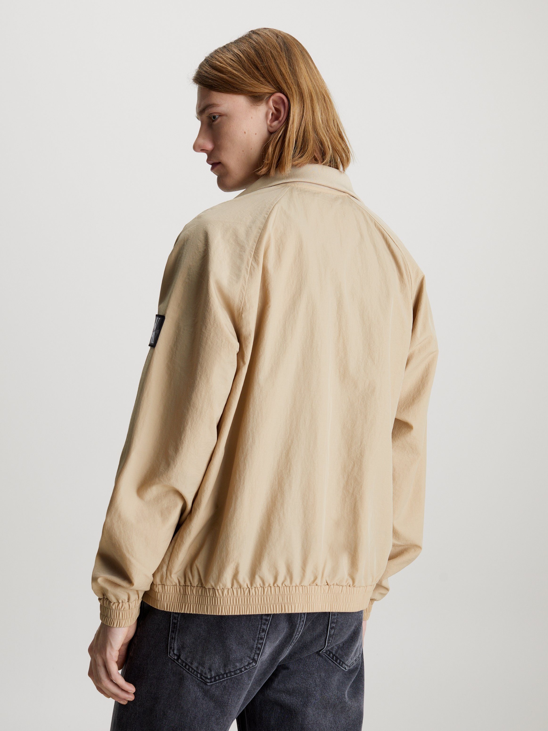 Calvin Klein Outdoorjack UNPADDED HARRINGTON met calvin klein-logobadge