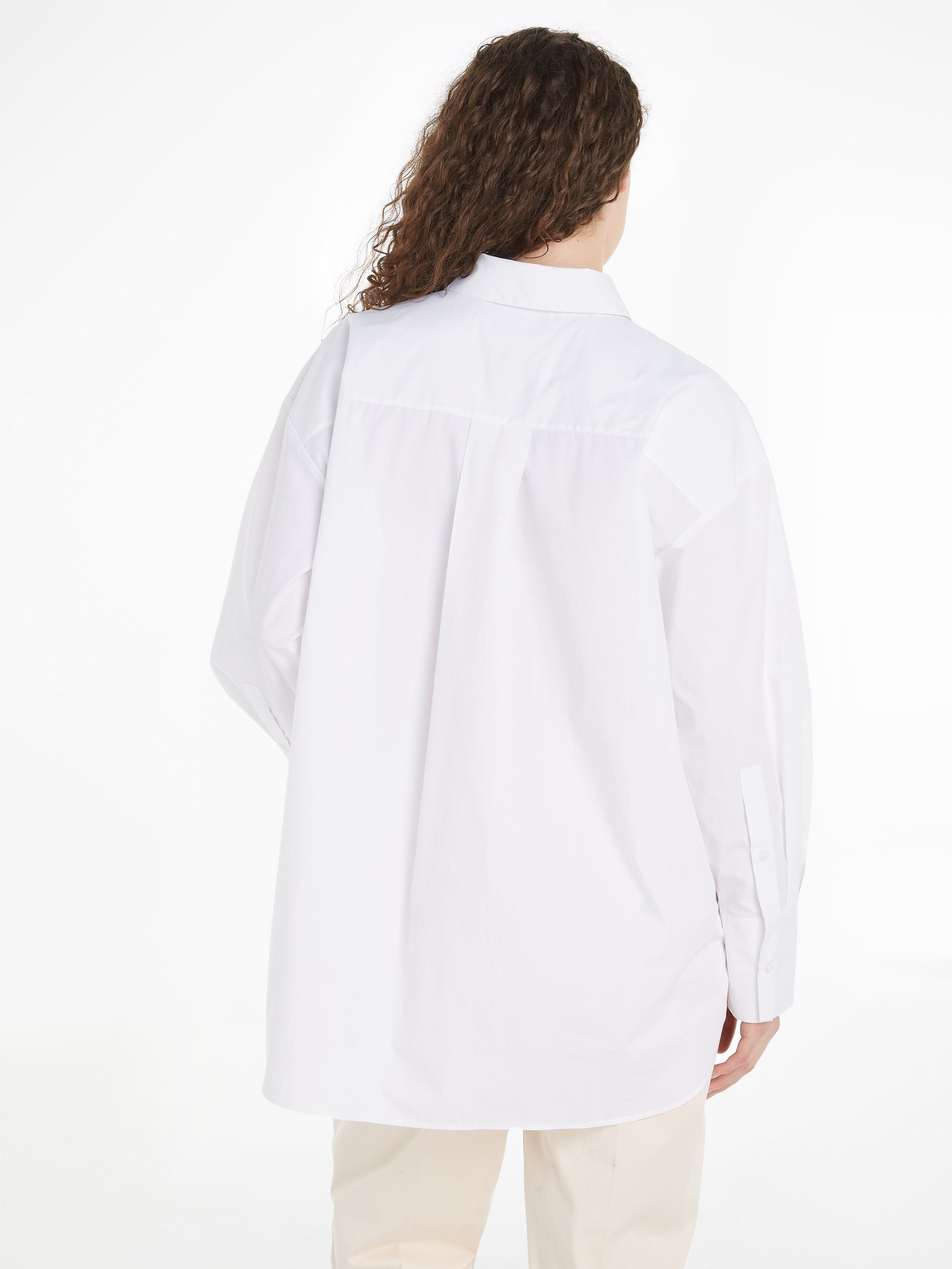 Tommy Hilfiger Overhemdblouse MD ESSENTIAL LOOSE FIT SHIRT