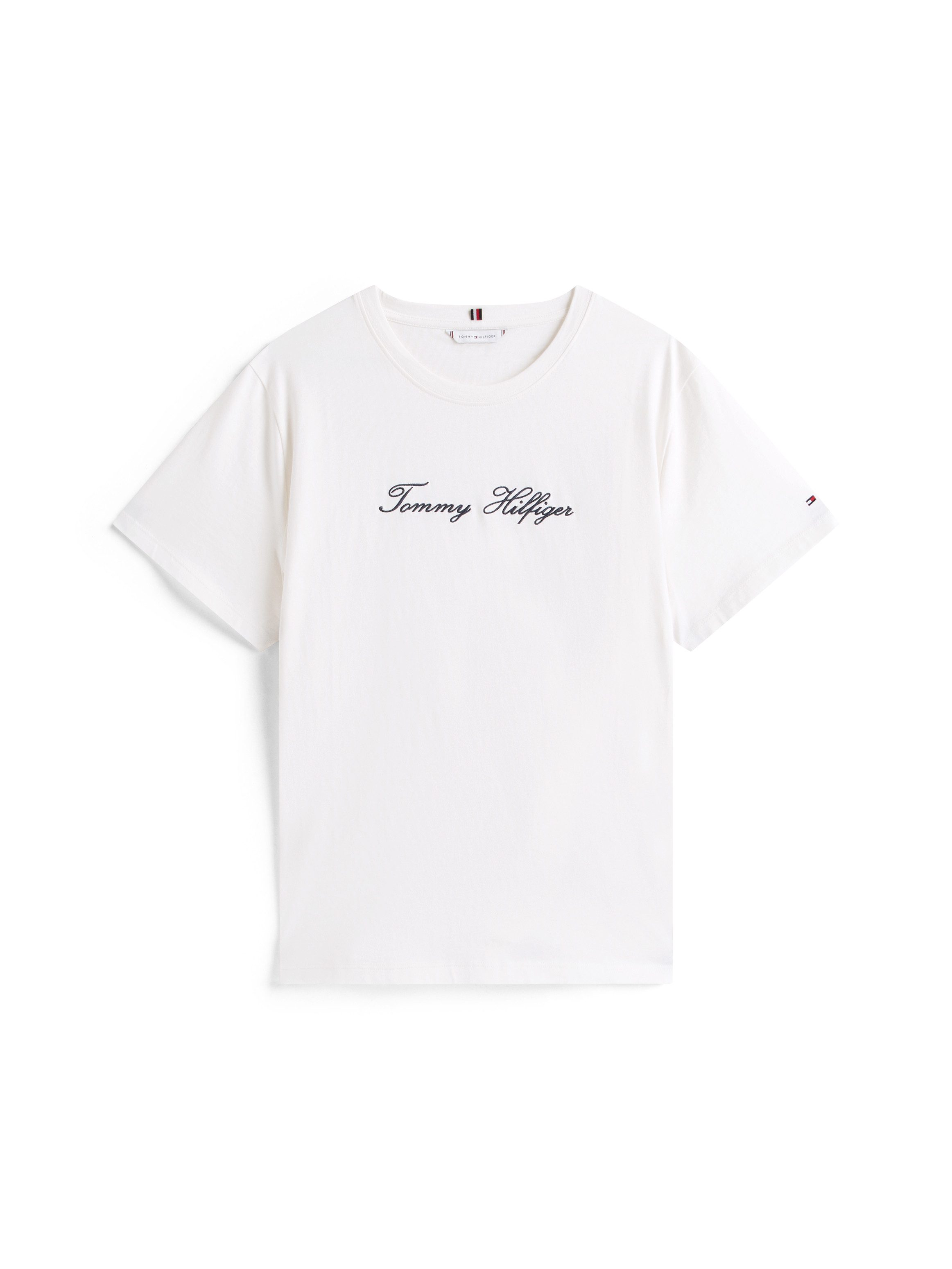 Tommy Hilfiger Curve T-shirt CRV SCRIPT REG C-NK SS T-SHIRT