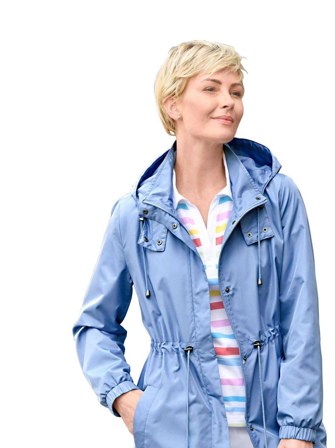 Classic Basics Lang jack dames lange jassen maat 18 blauw