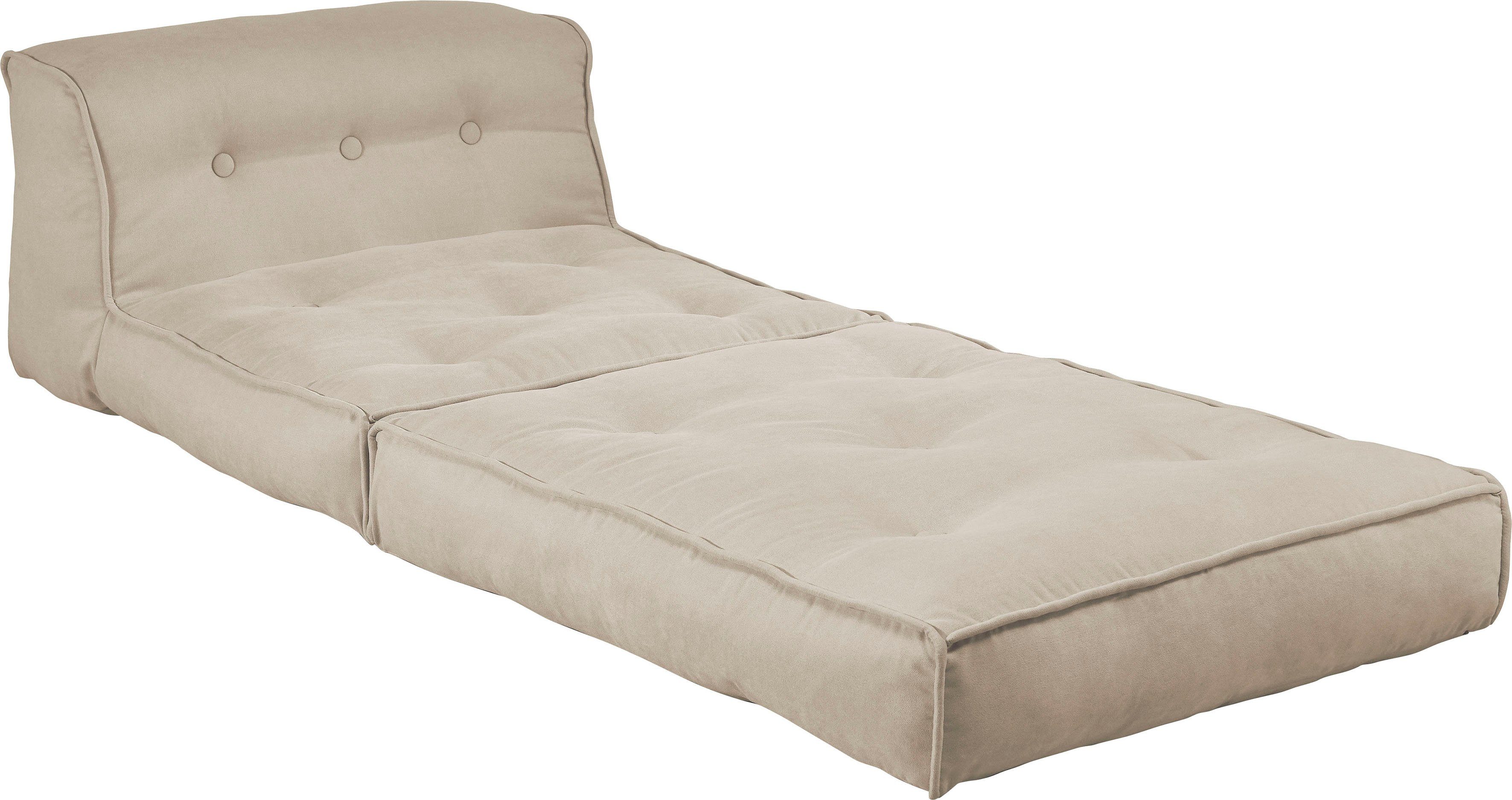 INOSIGN Fauteuil Pia Loungestoel in 2 afmetingen, met slaapfunctie en poef-functie.