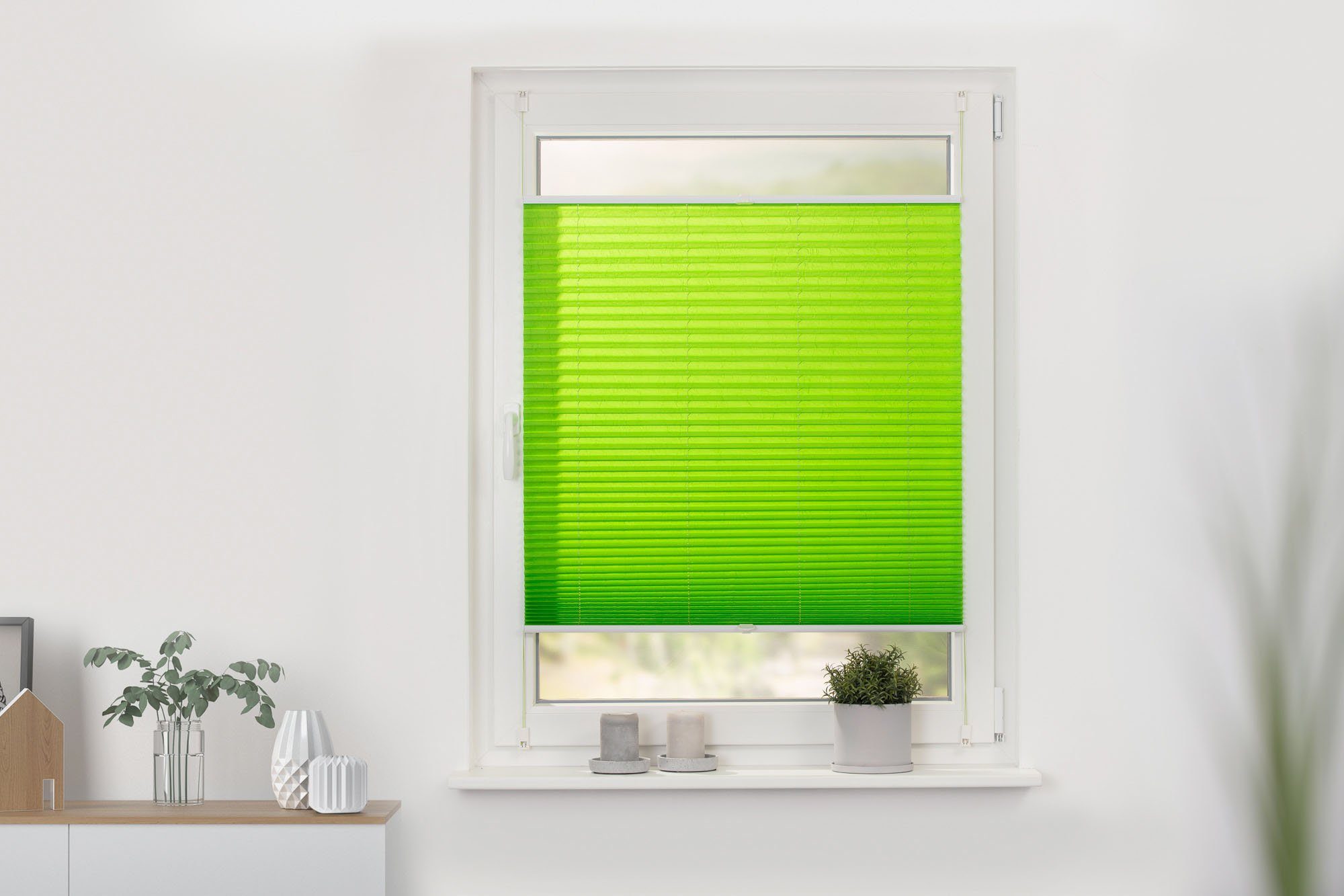 LICHTBLICK Plissé Klemmfix Geplooide jaloezieën (1 stuk)