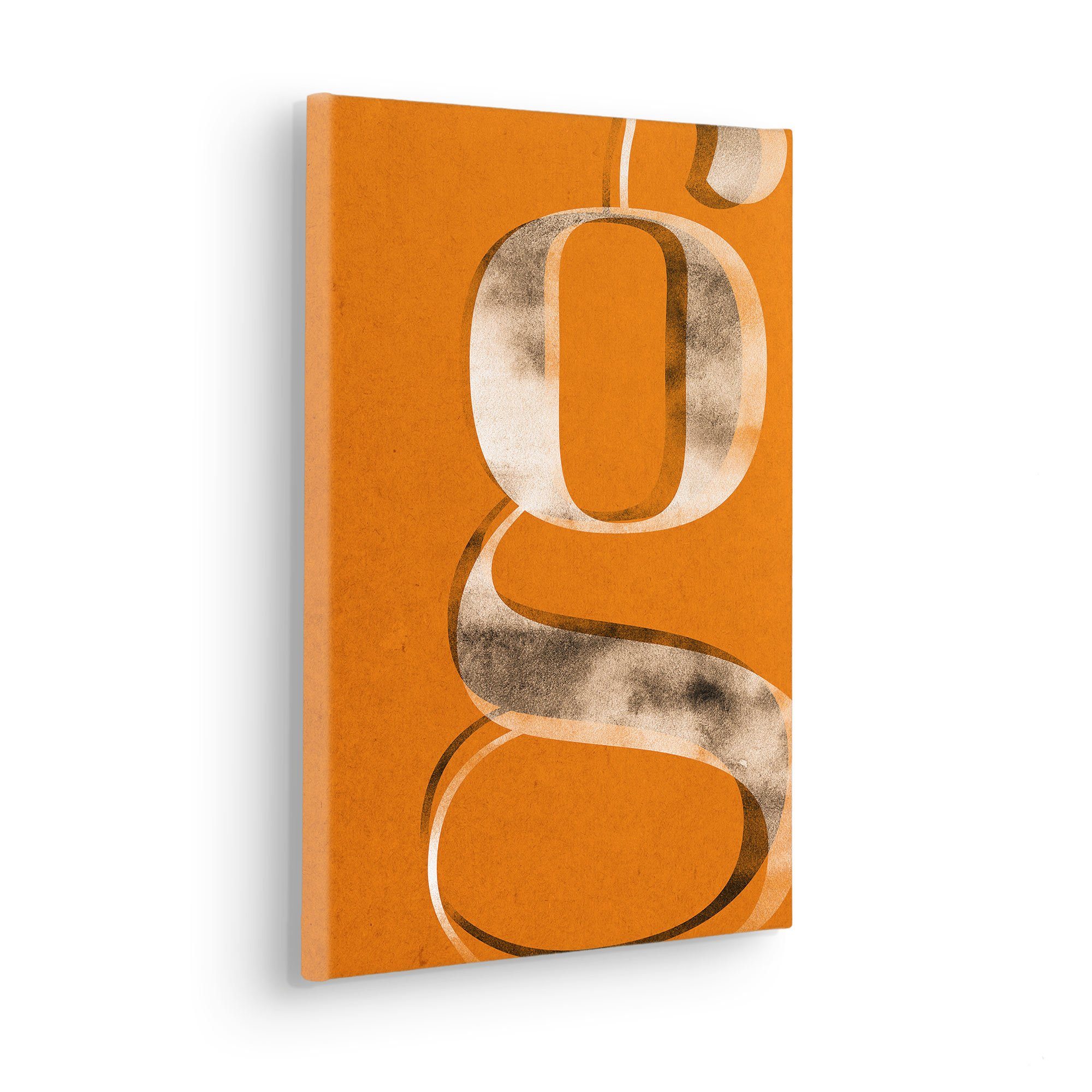 Komar Artprint op linnen Typo G wie Gustav - Afmeting 30 x 40 cm (1 stuk)
