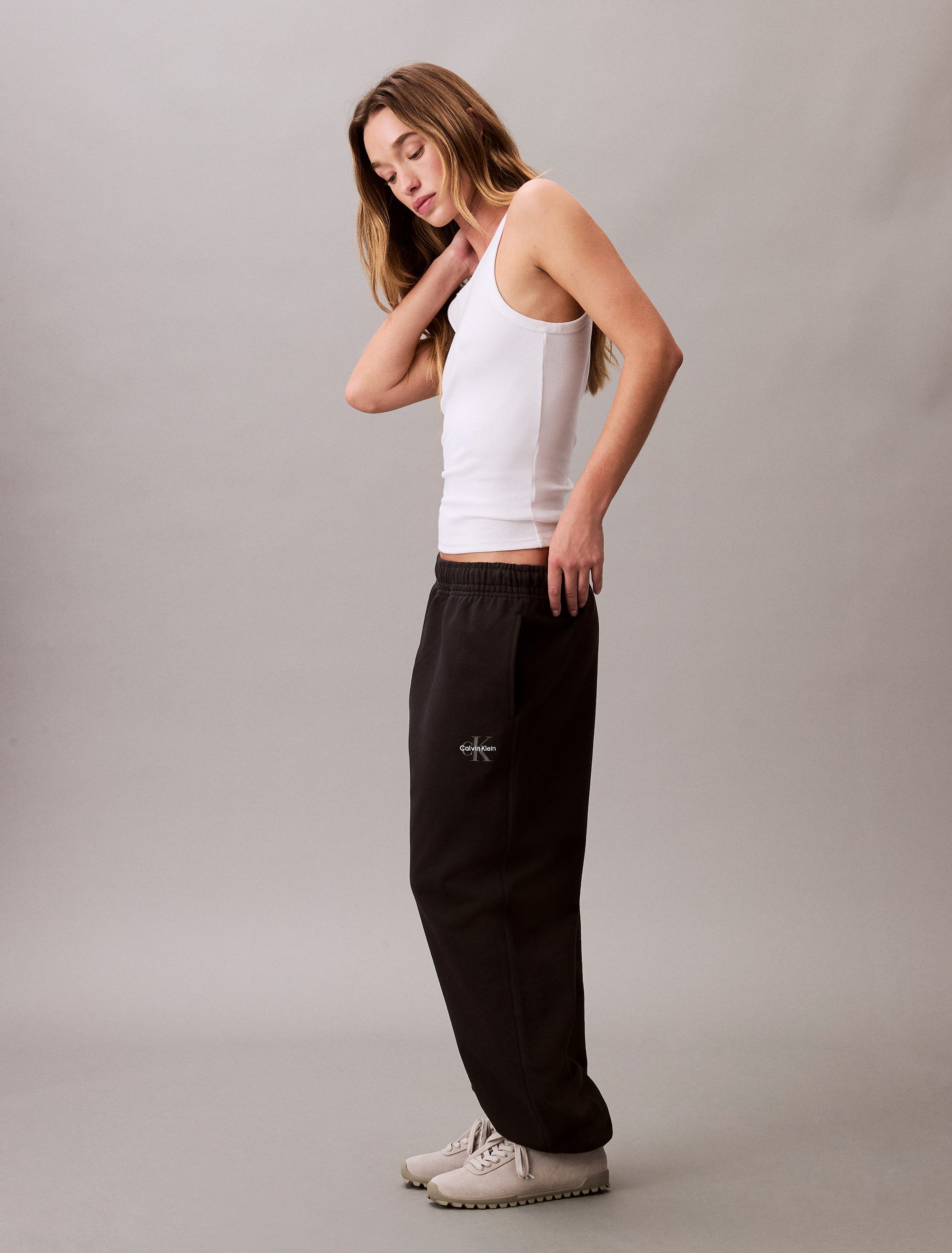 Calvin Klein Sweatbroek MONOLOGO FRENCH TERRY JOGGER