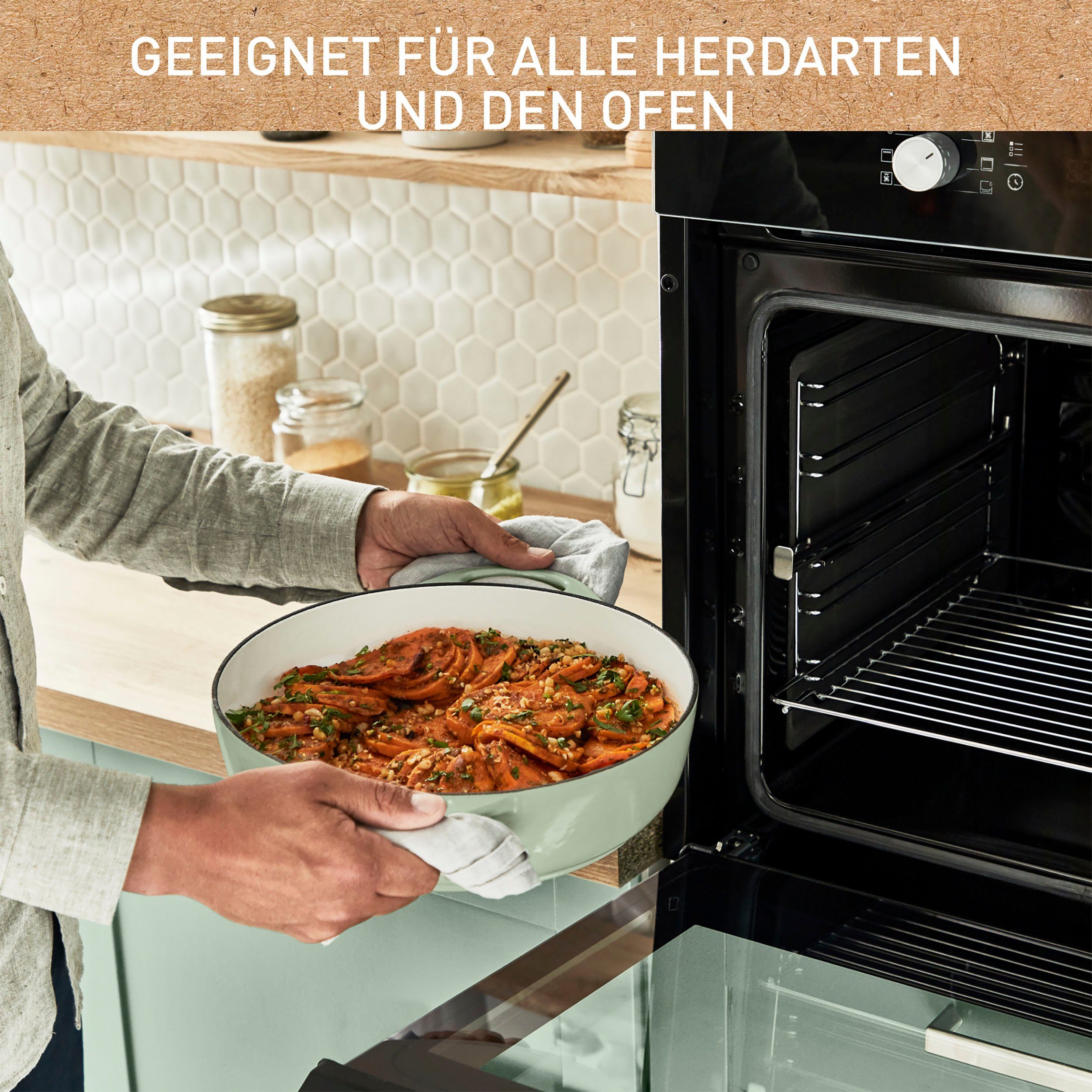 Tefal Serveerpan LOV milieuvriendelijk, incl. e-boek, ø 28 cm, inductie (1-delig)
