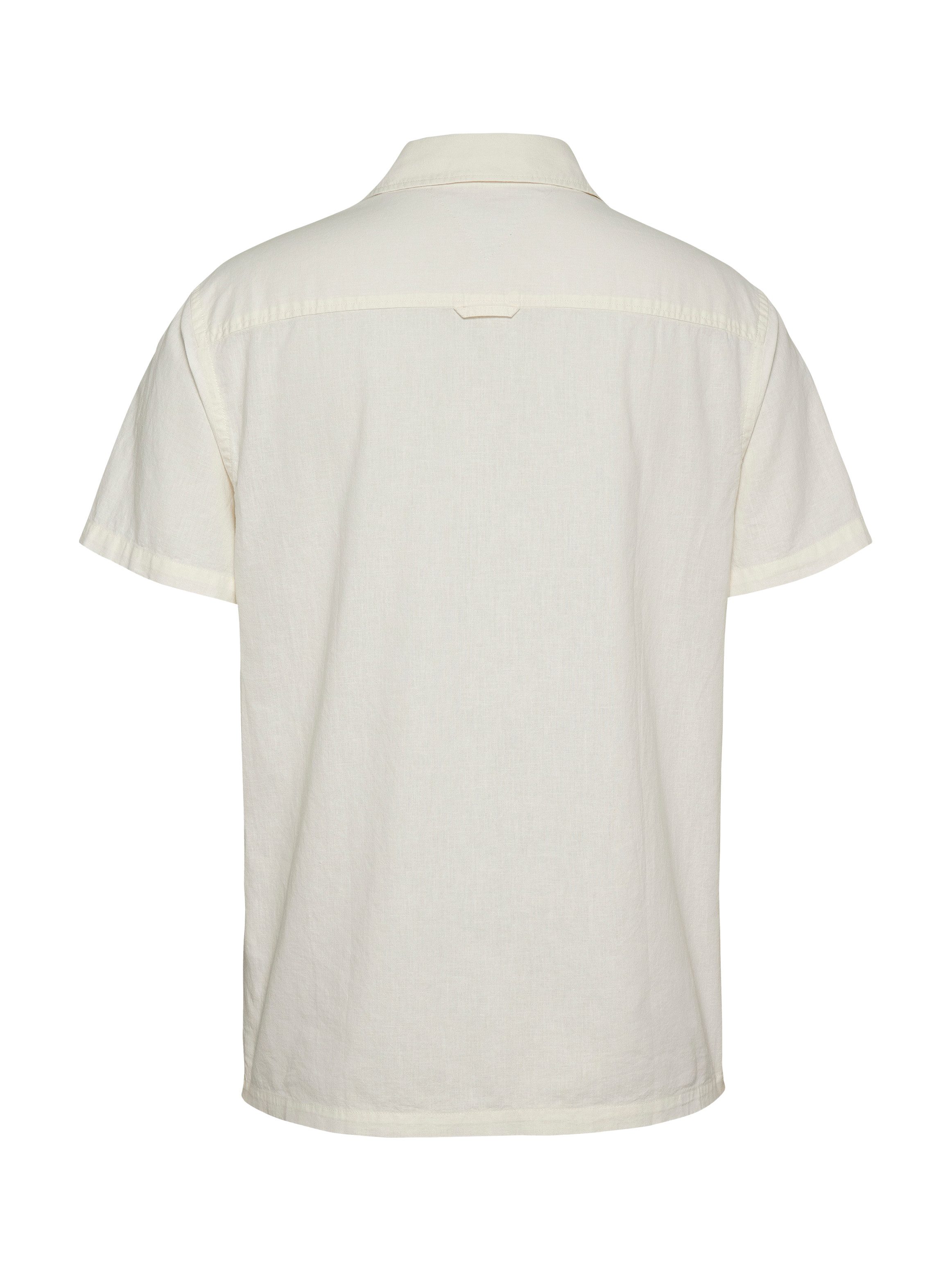 Tommy Jeans Plus Overhemd met korte mouwen TJM LINEN BLEND CAMP SS EXT