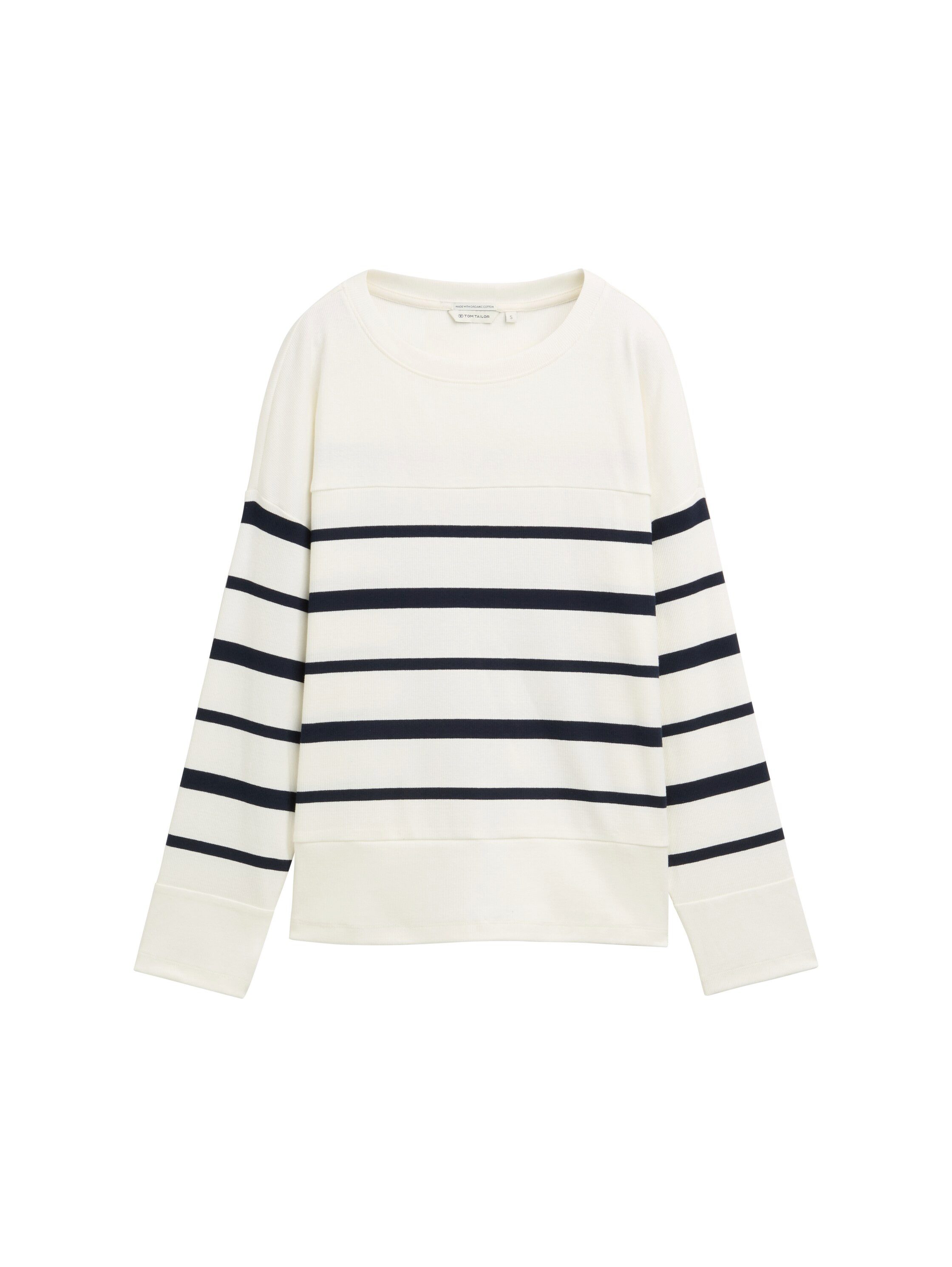 Tom Tailor Shirt met lange mouwen met gestreept patroon