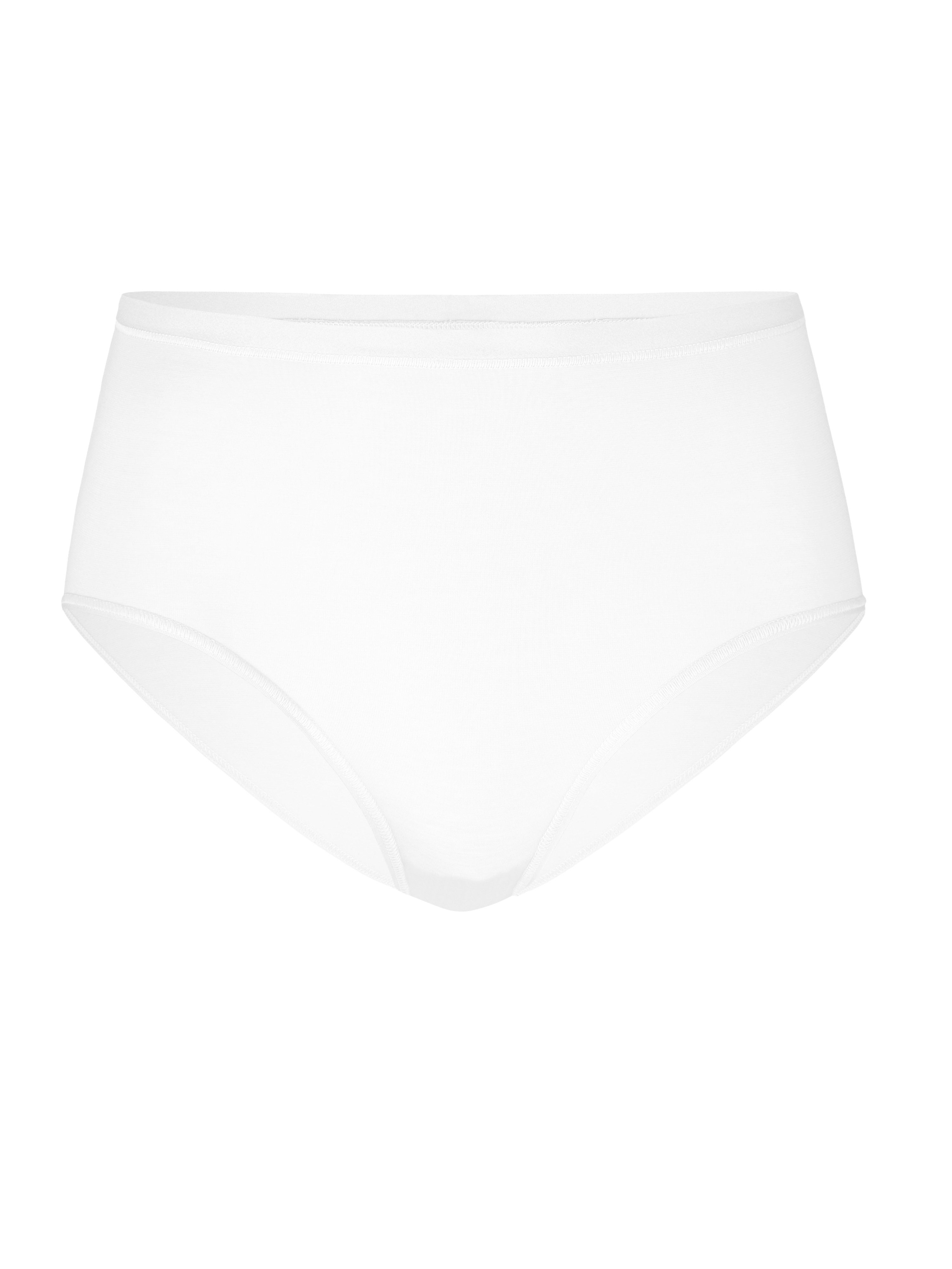 CALIDA High-waist-slip Natural Comfort met natuurlijke glans en gladde grip