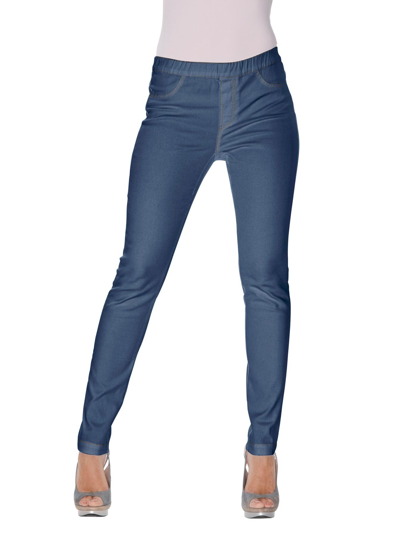 heine Legging dames leggings maat 18 blauw
