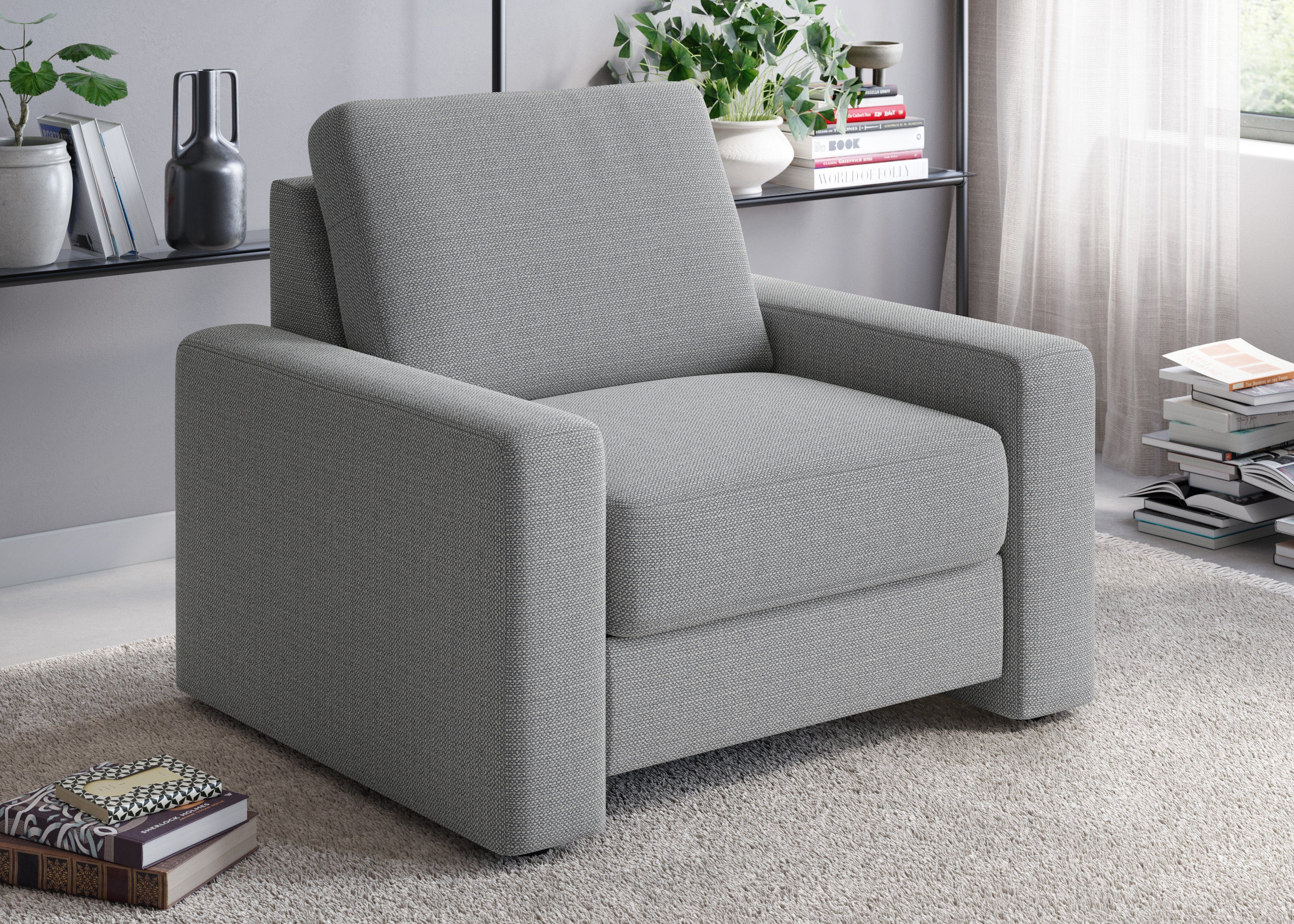 sit&more Fauteuil Corleone met comfortabel binnenveringsinterieur