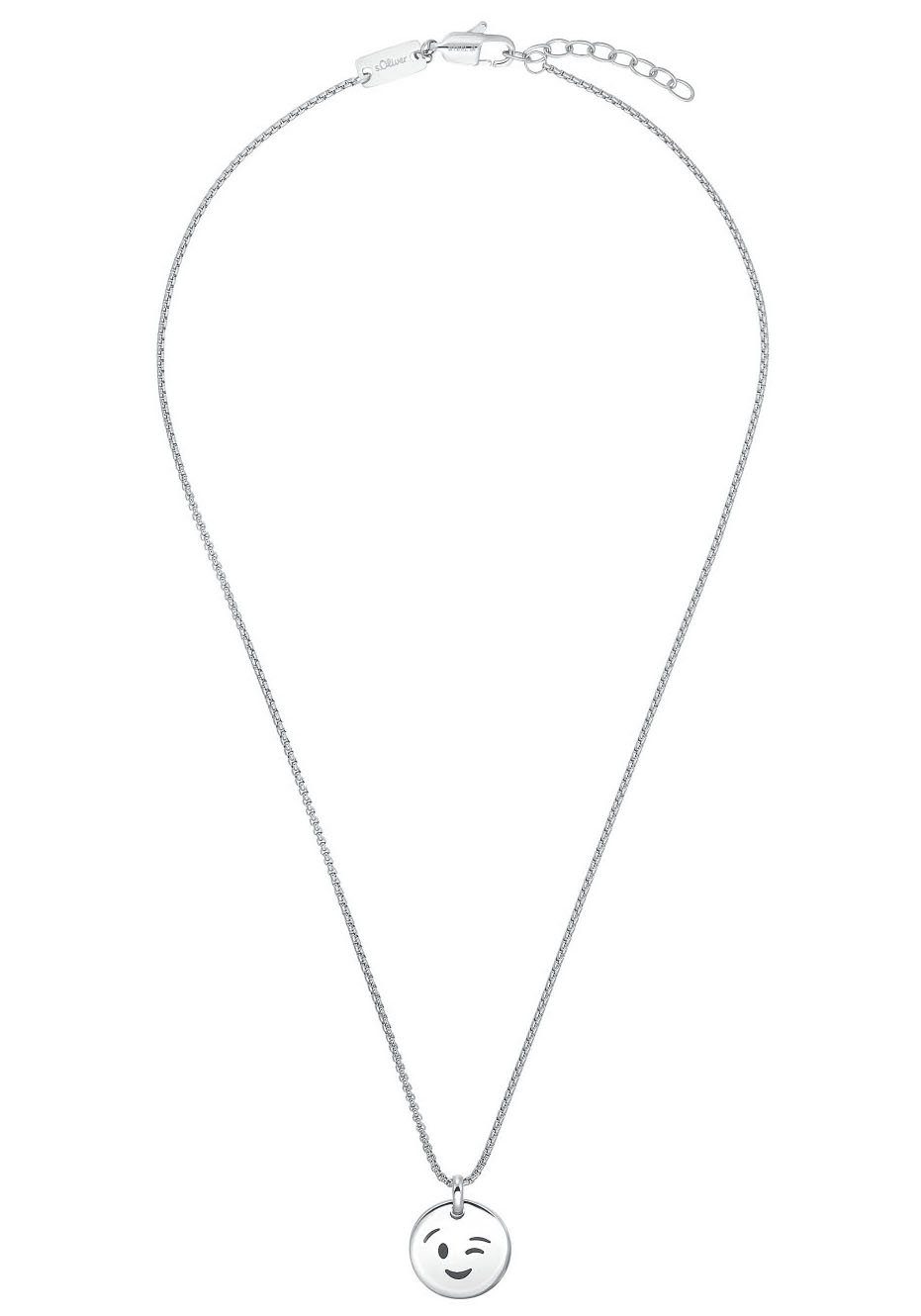 s.Oliver Ketting met hanger 2034938 met zirkoon (synthetisch)