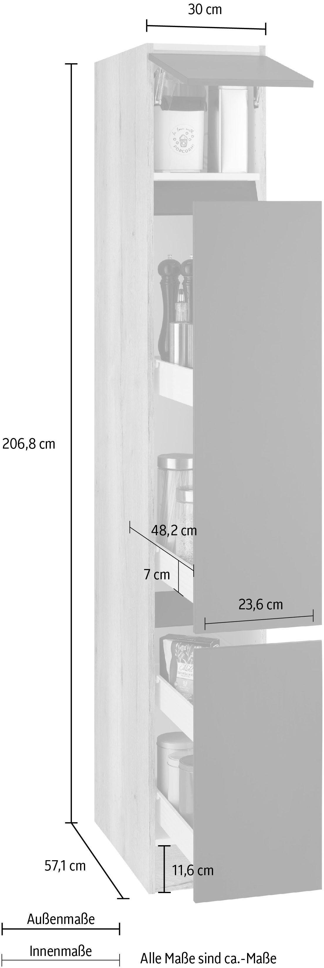 OPTIFIT Apothekerskast Roth Breedte 30 cm