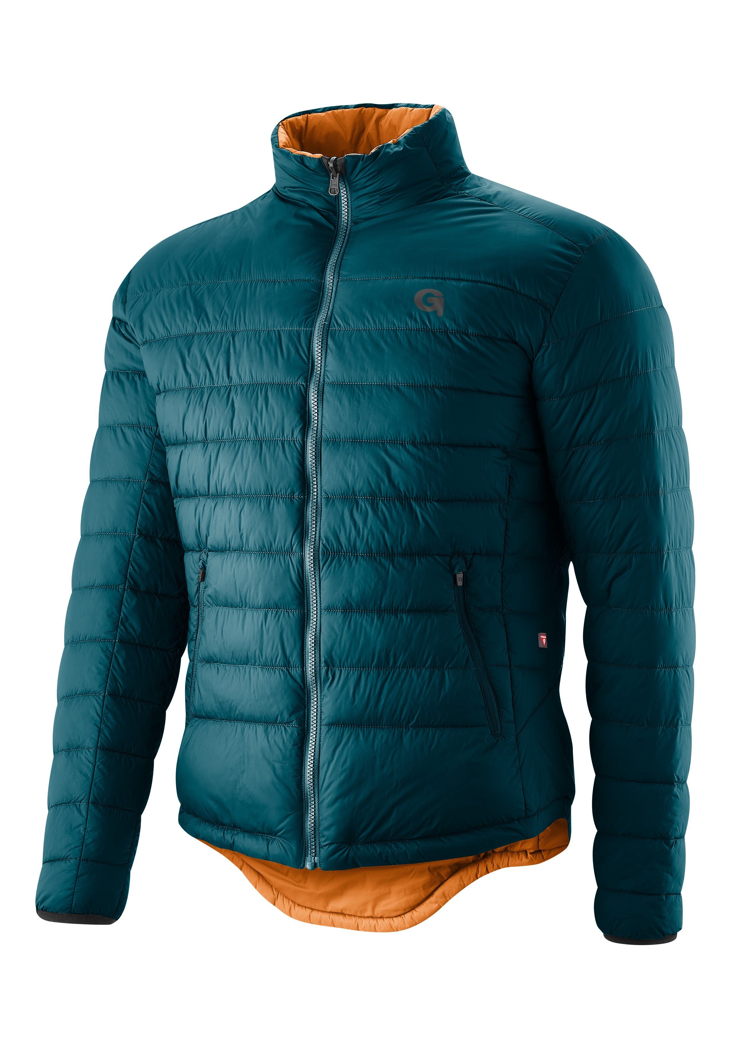 Gonso Fietsjack BEVINCO Heren Primaloft-jack, warme, ademende en winddichte omkeerbare jas