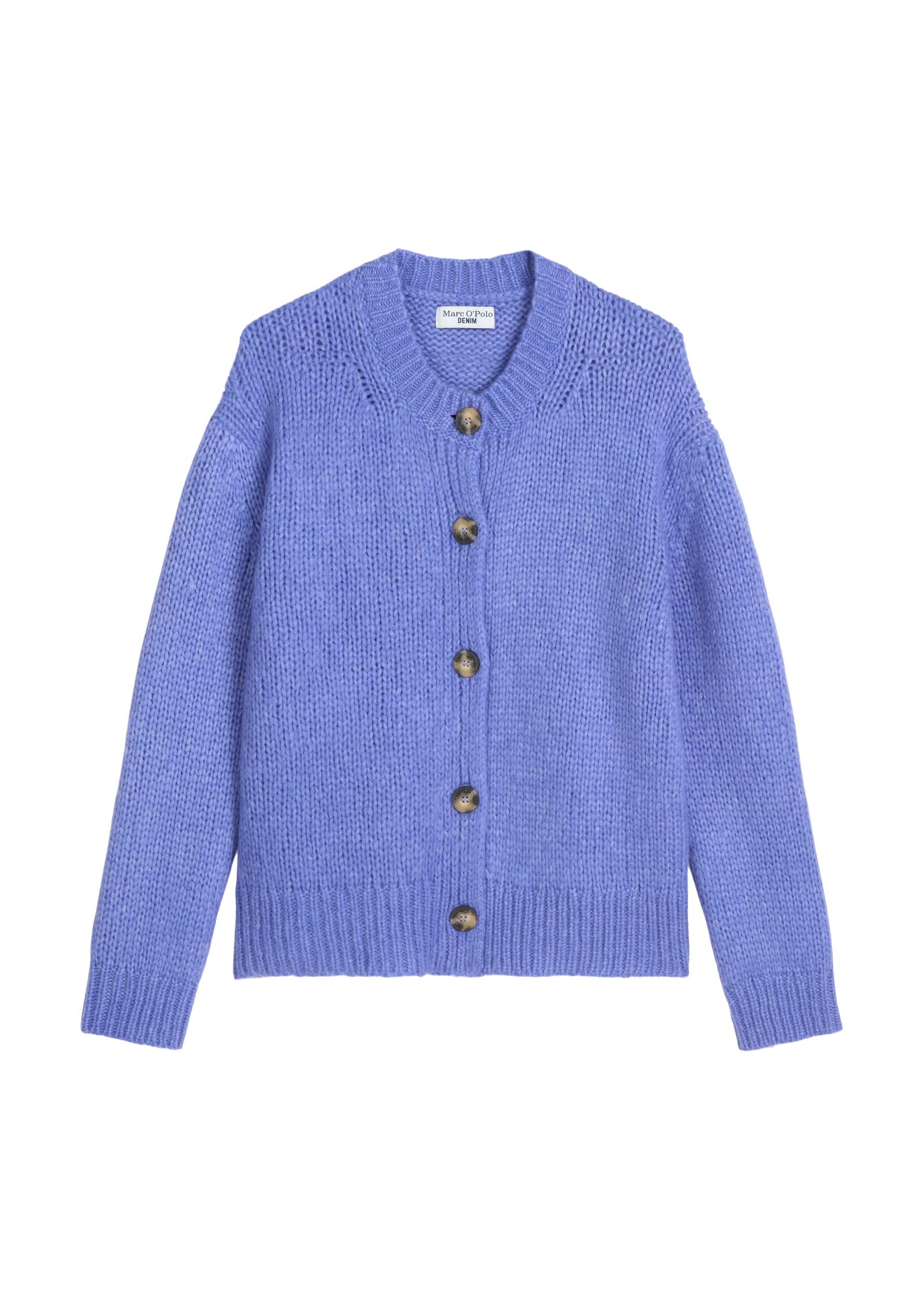 Marc O'Polo DENIM Cardigan RELAXED van knuffelige scheerwol-alpacawolmix