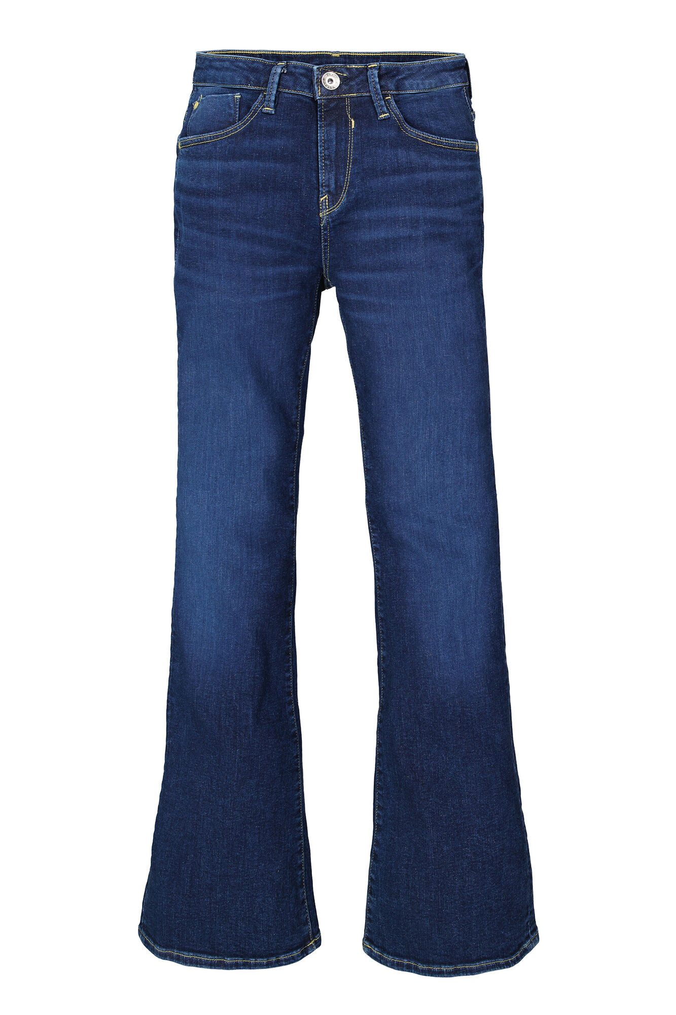 Garcia Slim fit jeans Celia Flare dames slim fit jeans maat 27 blauw