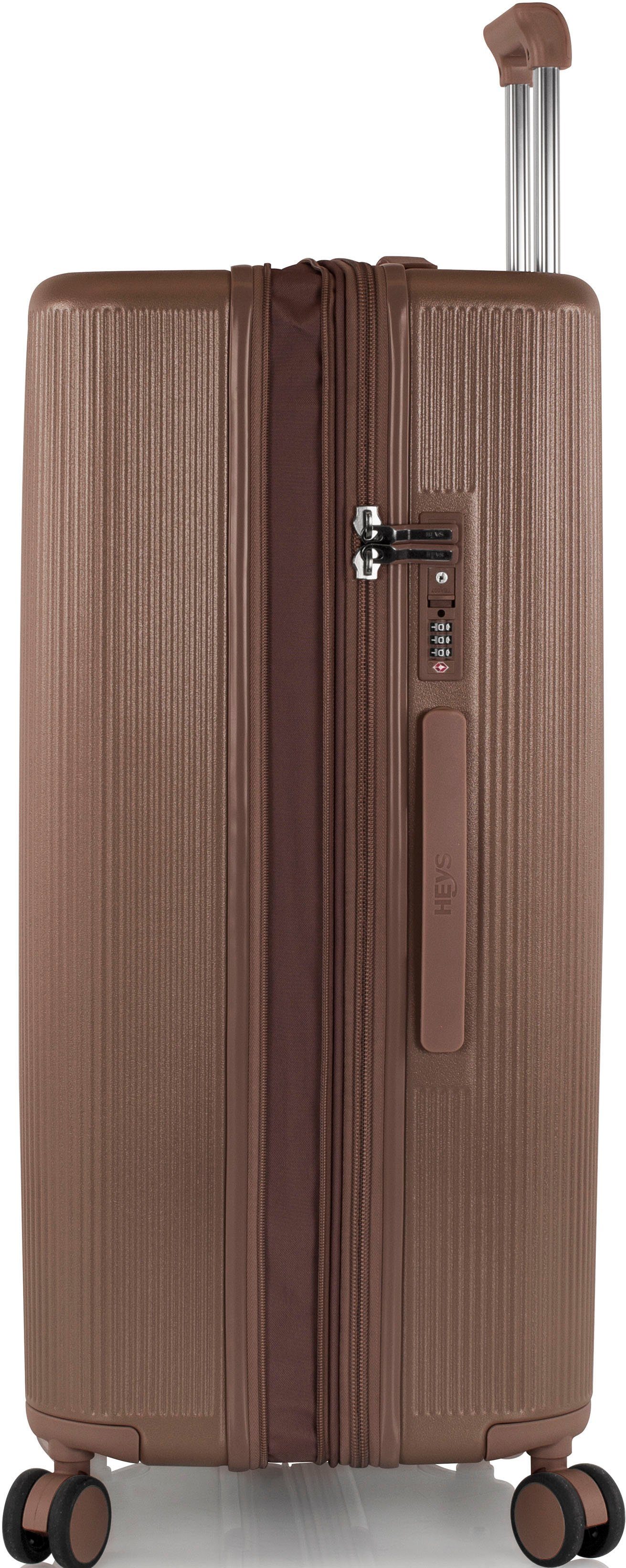 Heys Hardshell-trolley Earthtone verschillende maten en kleuren x Joachim Llambi reisbagage TSA-slot volumevergroting