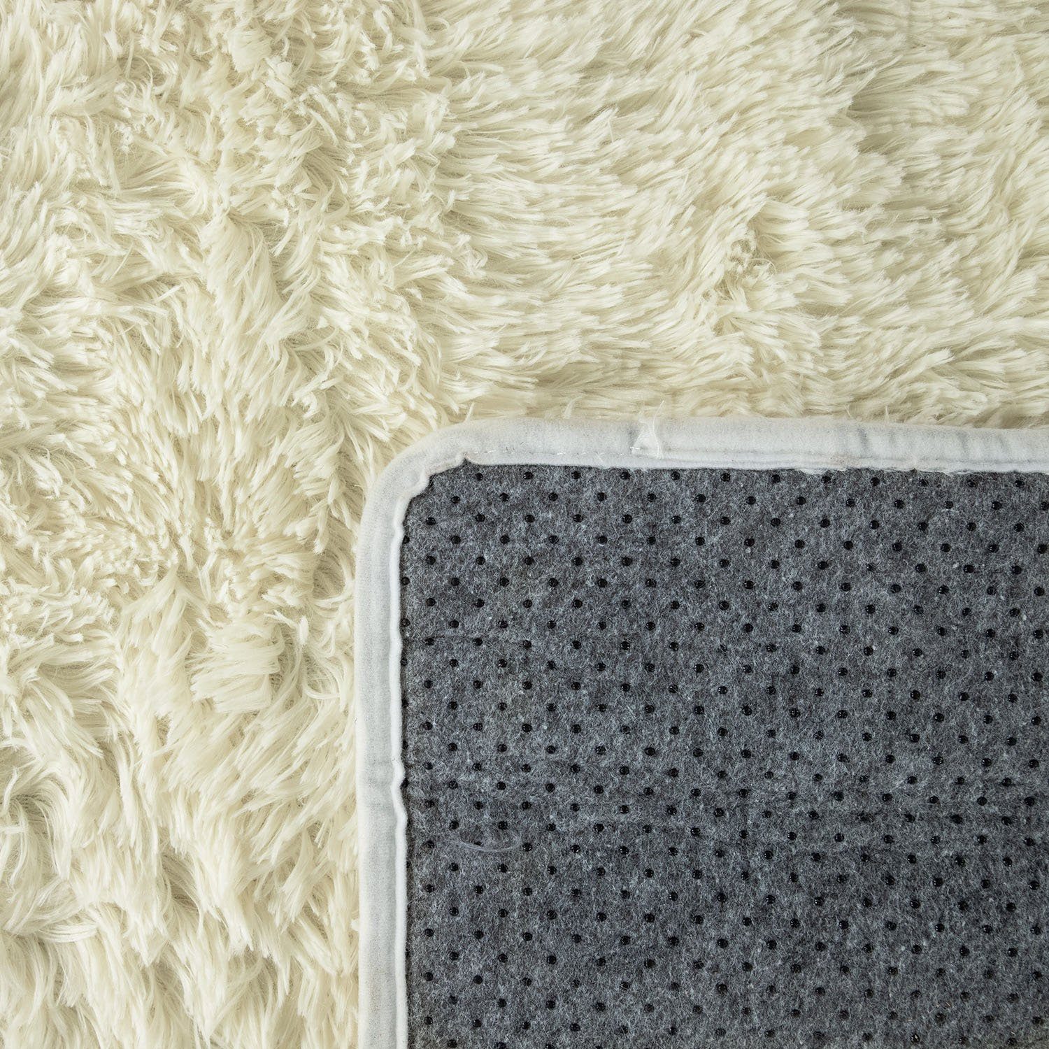 Paco Home Hoogpolig vloerkleed Silky 591 Unikleuren, bijzonder zacht en behaaglijk