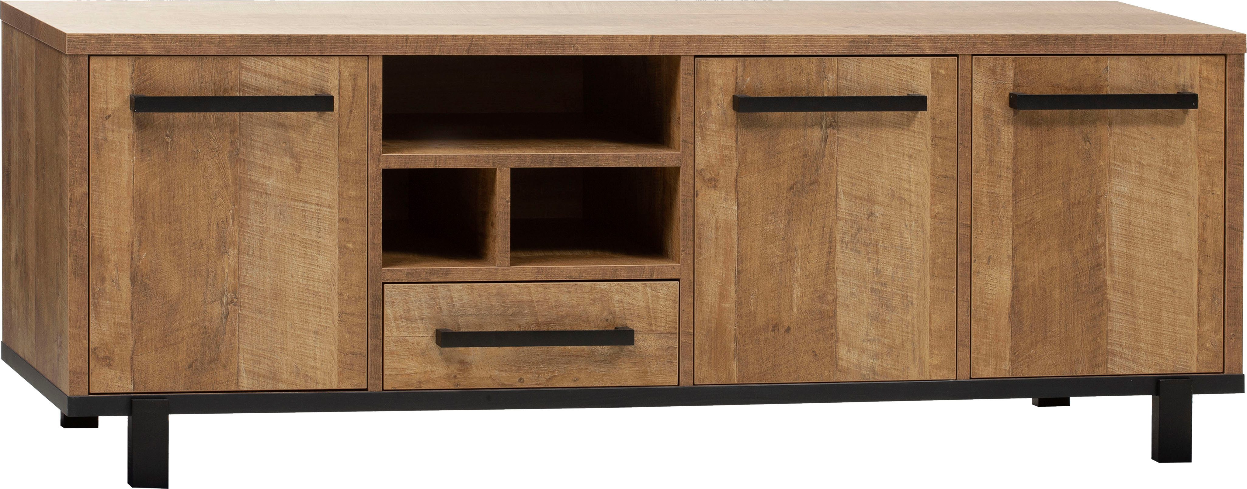 OTTO OMG Design Tv-kast Malaga Lowboard met soft-close, breedte 200 cm lowboards beige