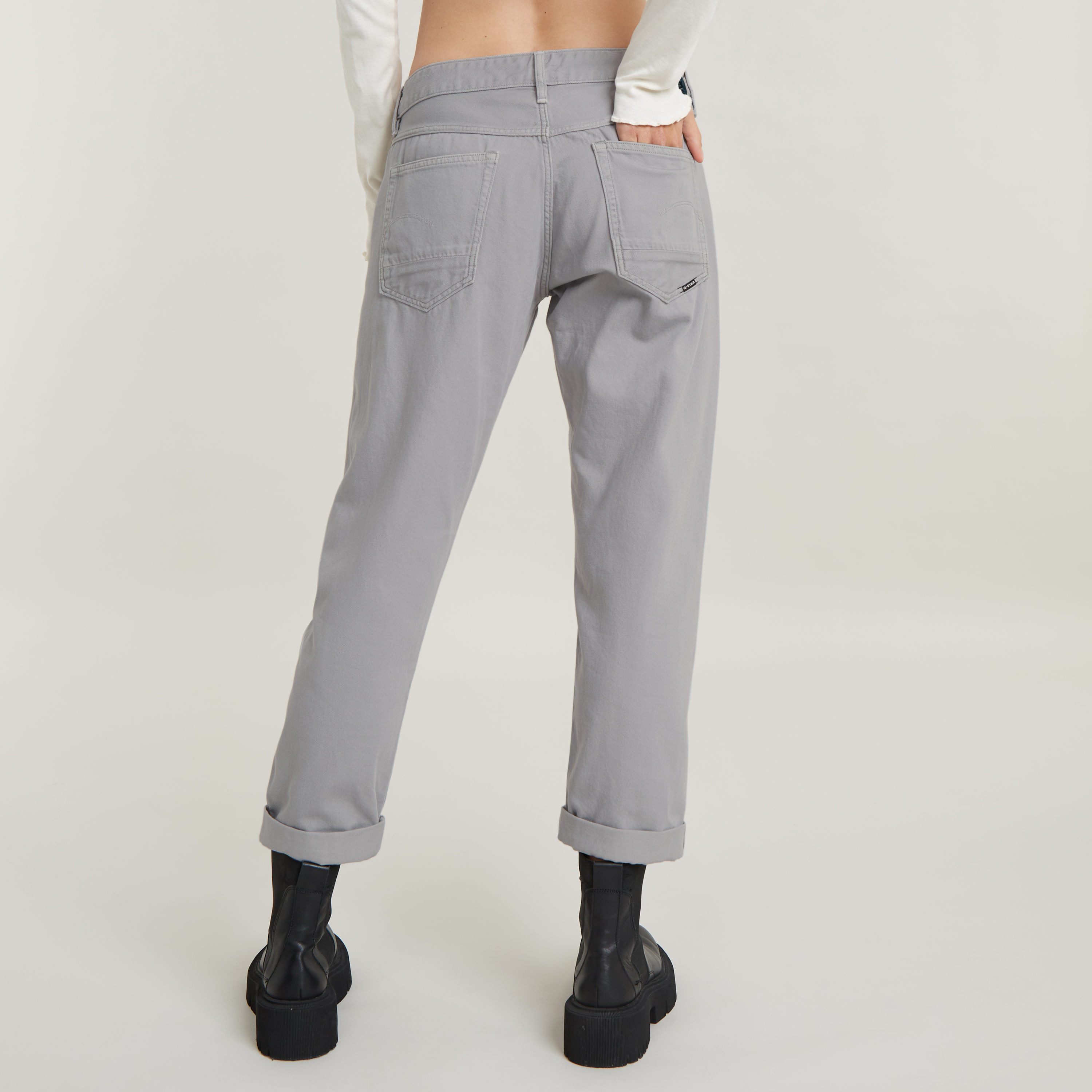 G-Star RAW Boyfriendjeans Kate Katoen-stretch denim kwaliteit voor meer draagcomfort