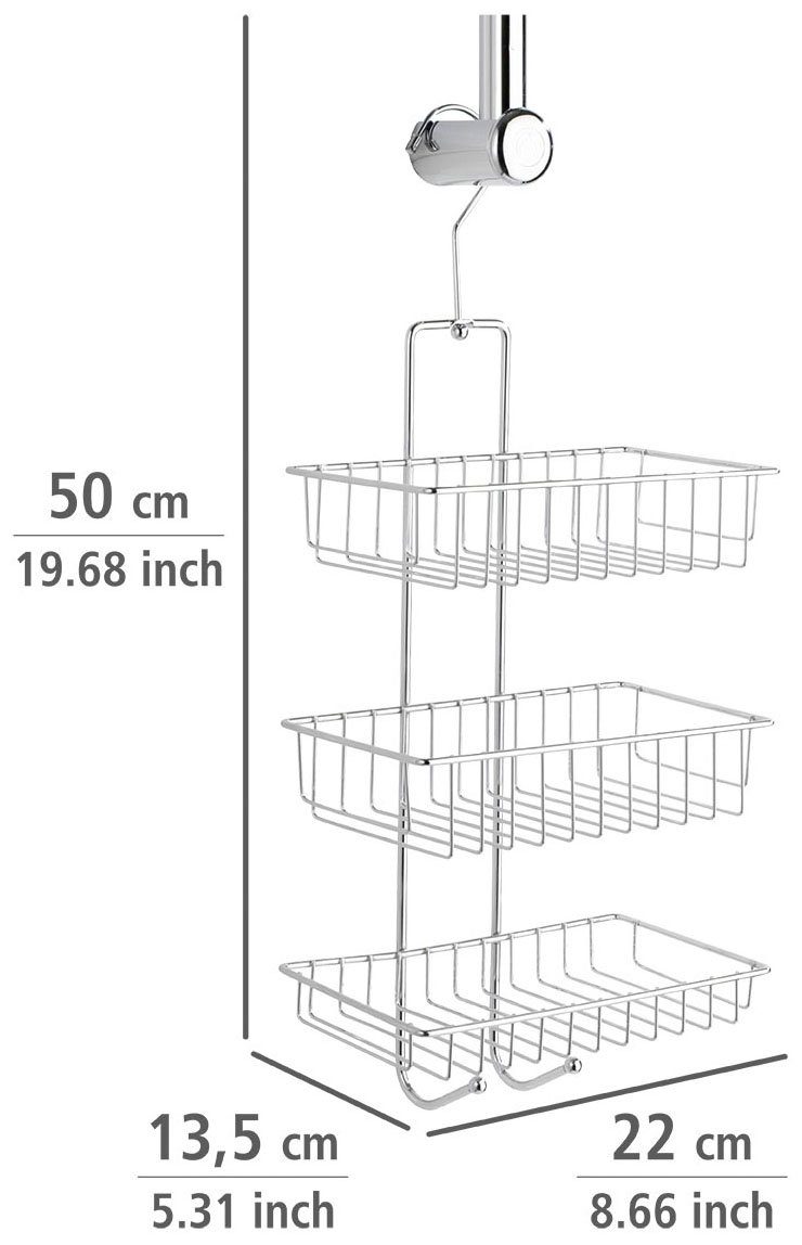 WENKO Badkamerrekje Nivala 3 planken