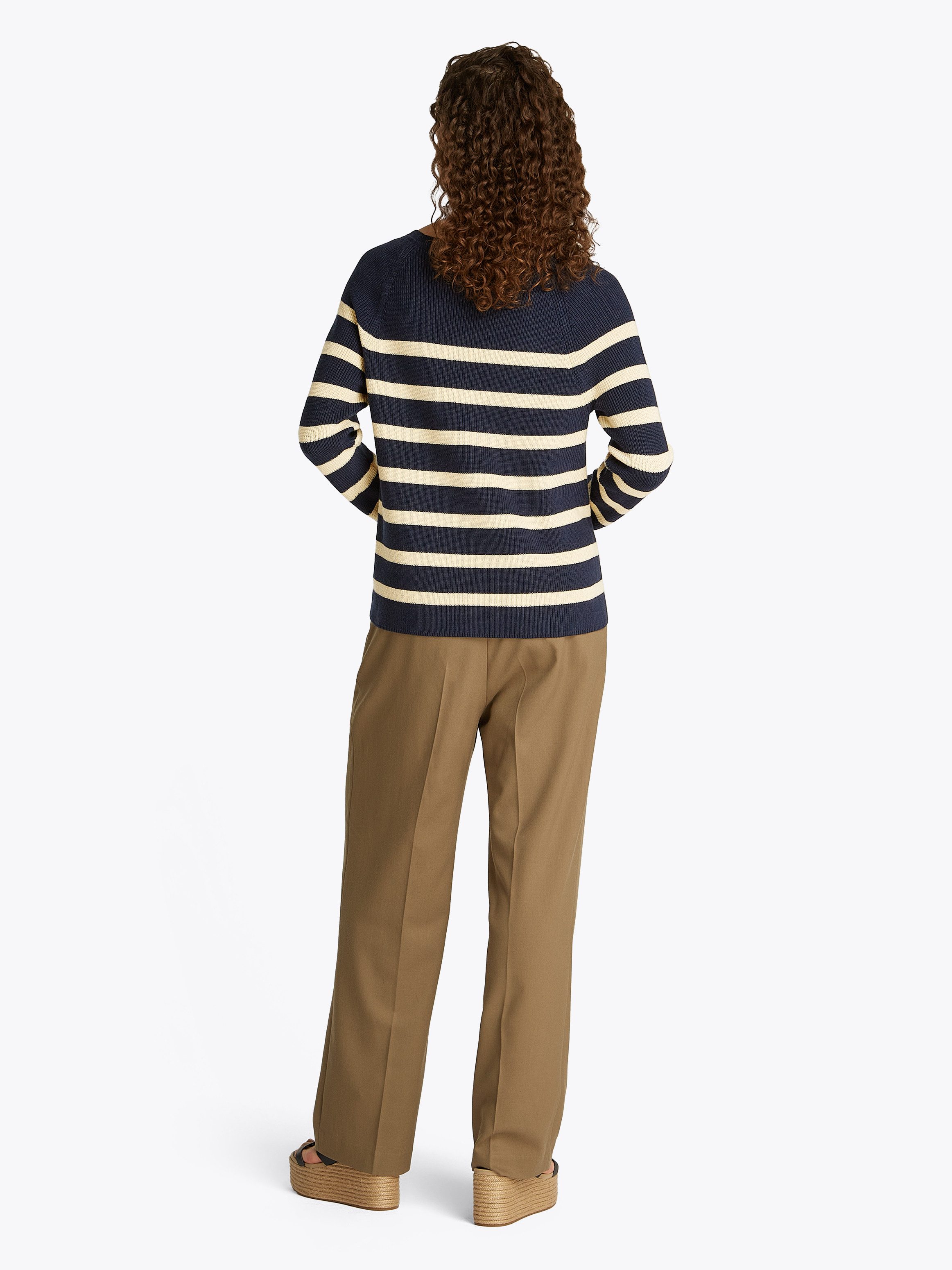 Tommy Hilfiger Gebreide trui CO CARDI FINE GG LS BOAT-NK SWT
