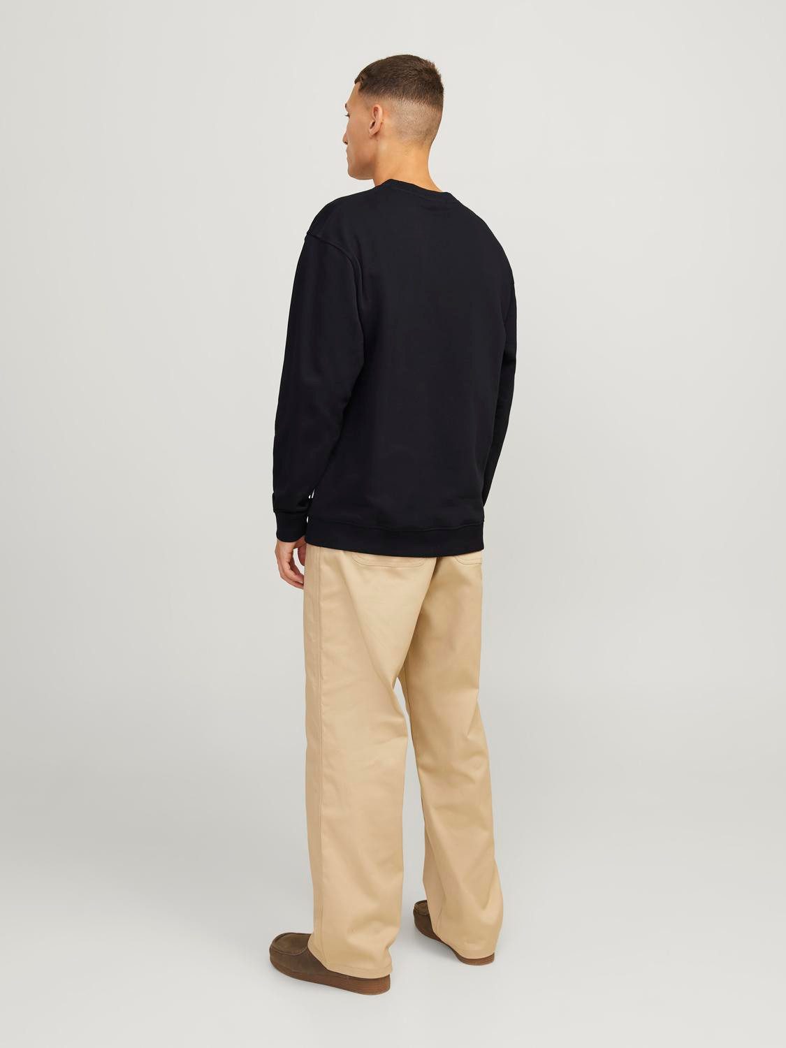 Jack & Jones Sweater JORARUBA AOP BRANDING SWEAT CREW NECK