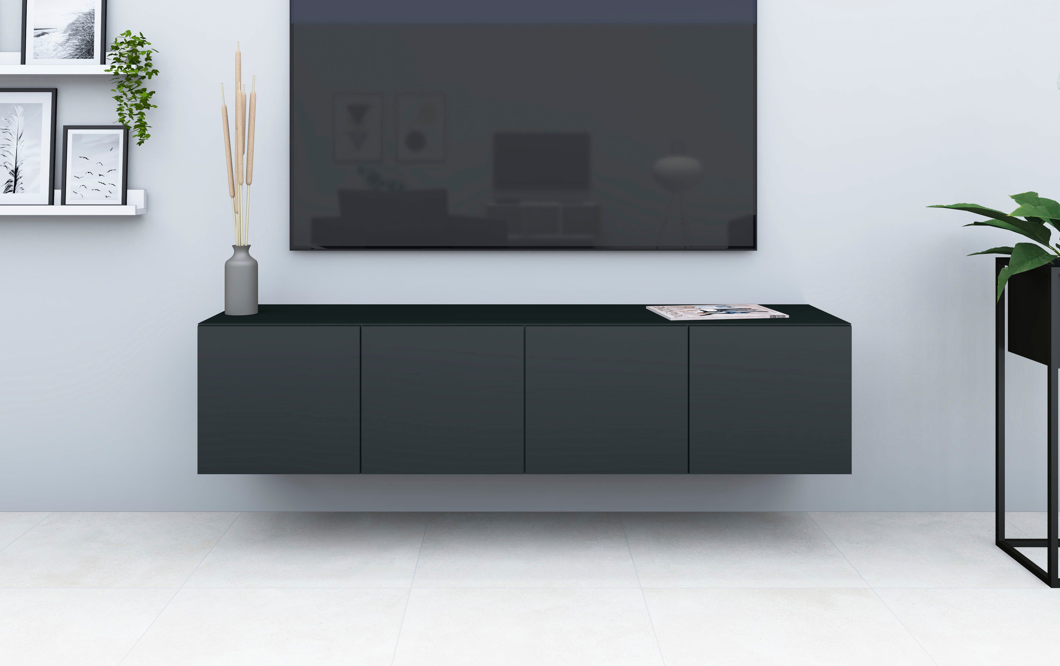 borchardt Möbel Tv-meubel Vaasa Breedte 152 cm, alleen hangend