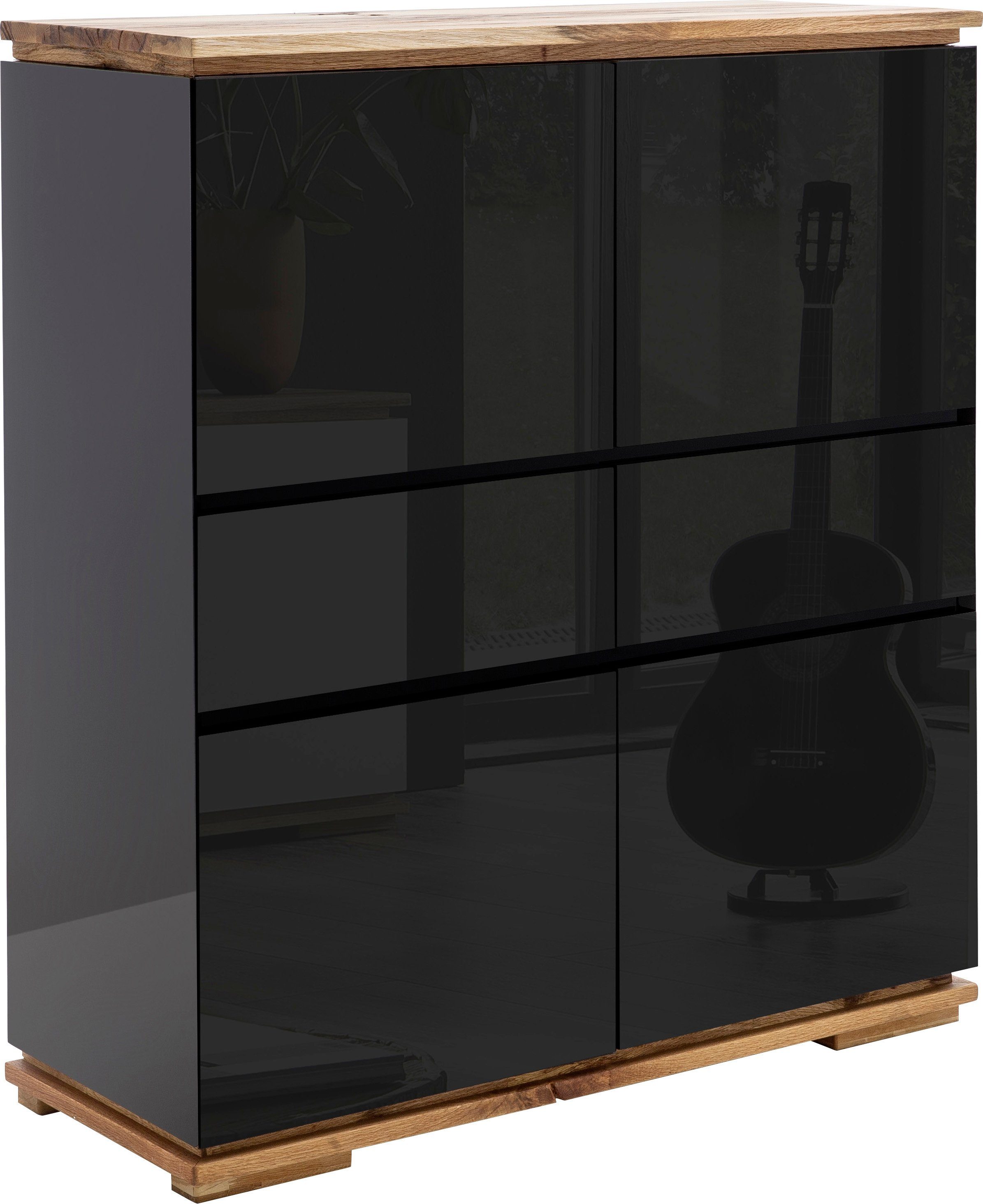 MCA furniture Highboard Chiaro Breedte ca. 102 cm highboards zwart