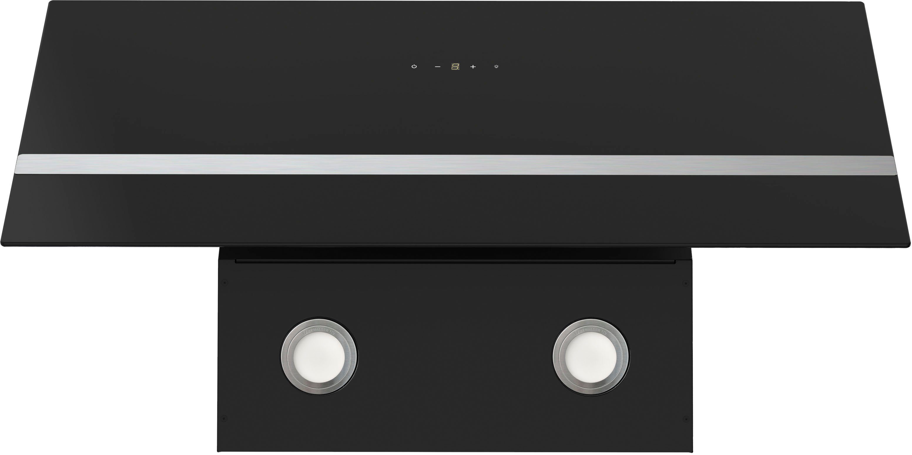 RESPEKTA Wandkap CH 24080 80 cm, 3 vermogensniveaus, led-verlichting, geschikt voor afzuiging en recirculatie