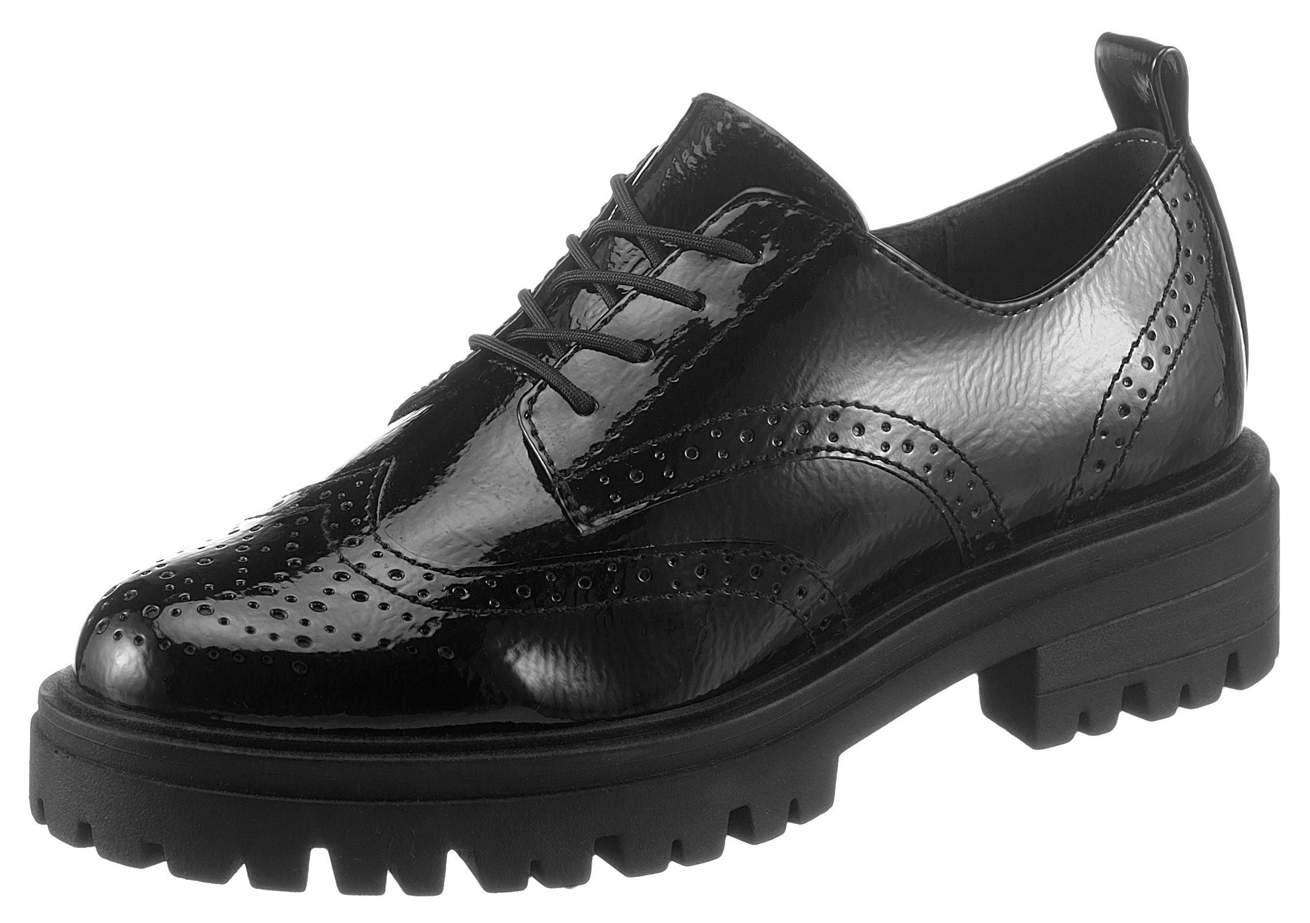 Tamaris Veterschoenen MATTHEA met modieuze lyra-perforaties online shoppen  | OTTO