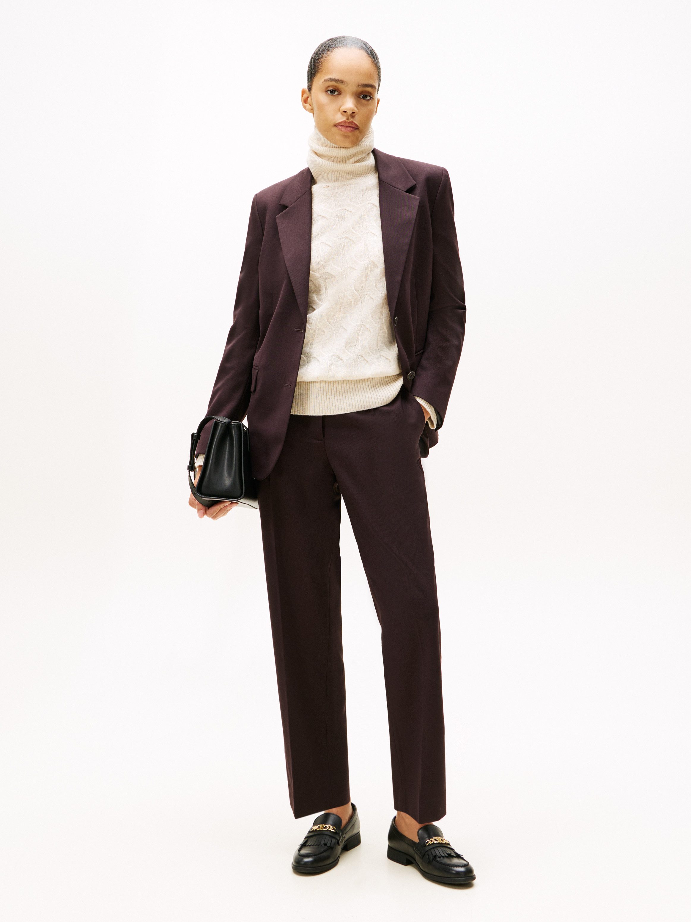 Tommy Hilfiger Pantalon TIMELESS WOOL SLIM STRT PANT