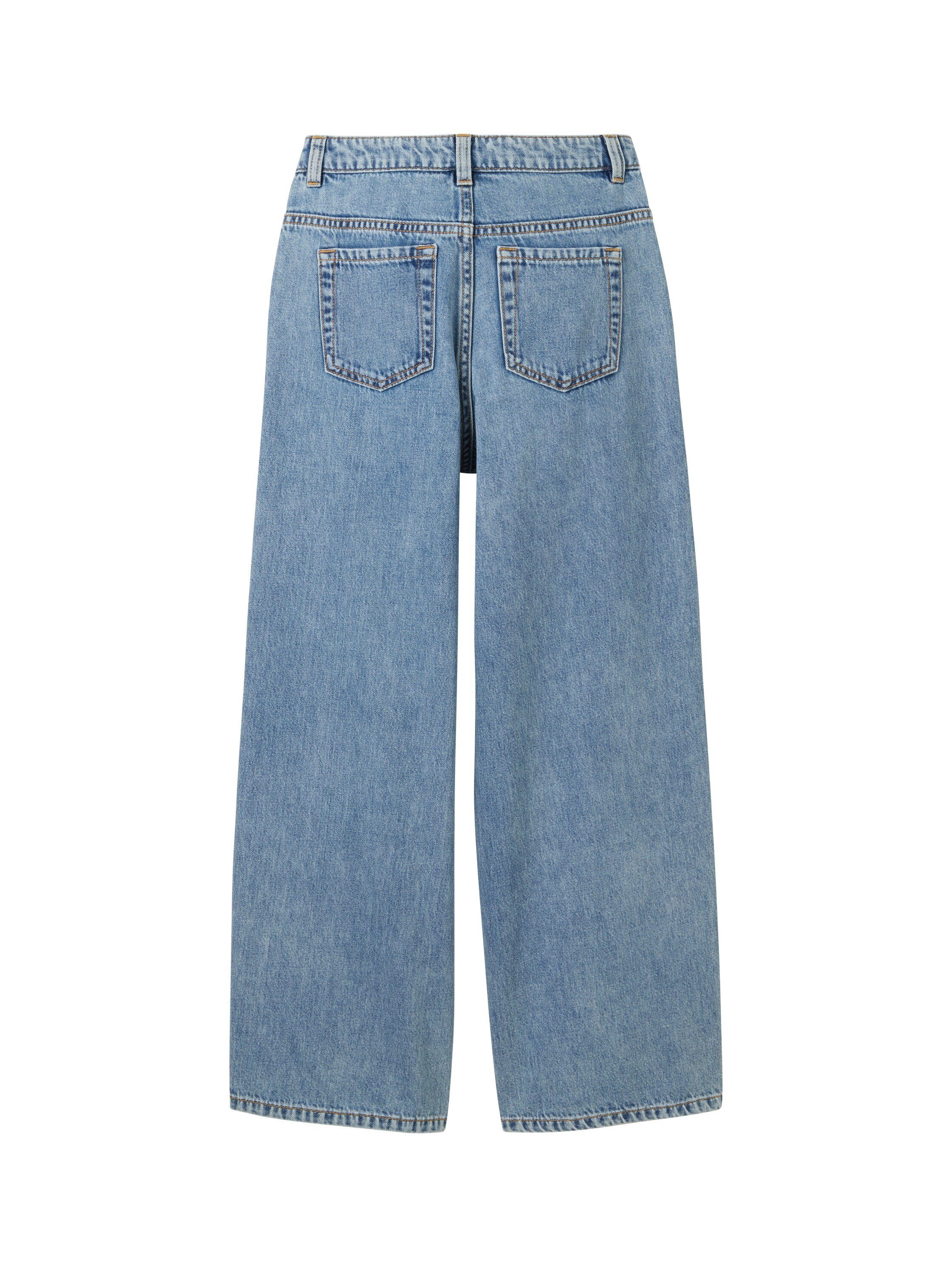 Tom Tailor Wijde jeans in 5-pocketsstijl