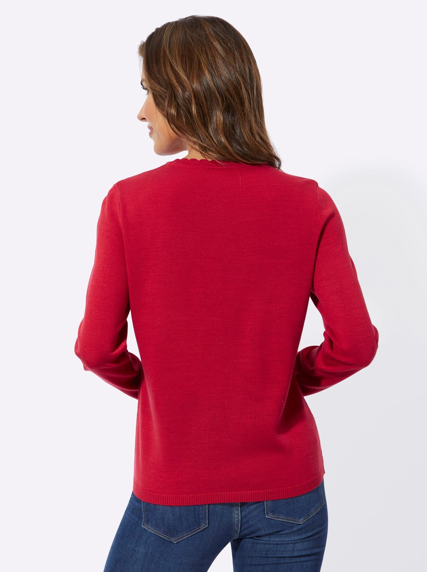 Classic Basics Gebreide trui Ajourtrui