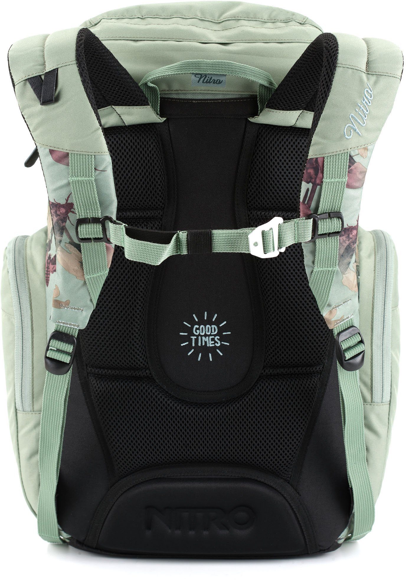 NITRO Vrijetijdsrugzak Daypacker met laptopvak, schoolrugzak, wandelaarsrugzak of streetpack