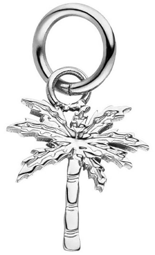 Purelei Kettinghanger Sieraad cadeau palmtree halssieraad hanger halsketting, 2043-Charm