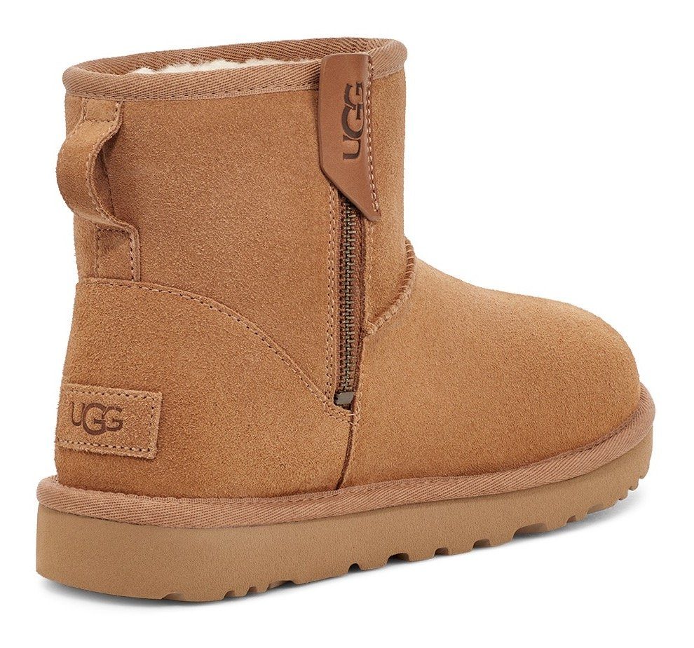 UGG Winterlaarzen CLASSIC MINI BAILEY ZIP winterlaars, snowboots, instaplaars met warme voering