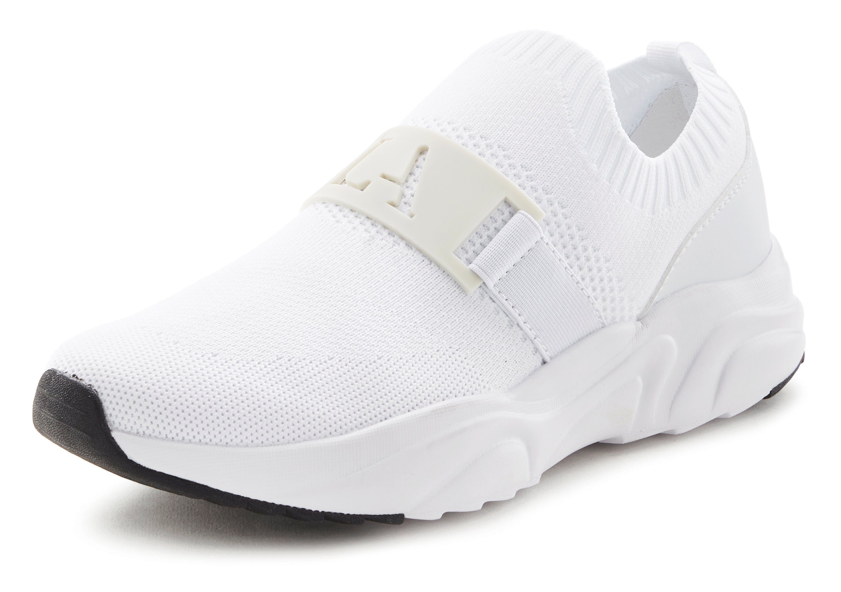 active by Lascana Sneakers Lage schoen, vrijetijdsschoen, slipper, chunky zool VEGAN