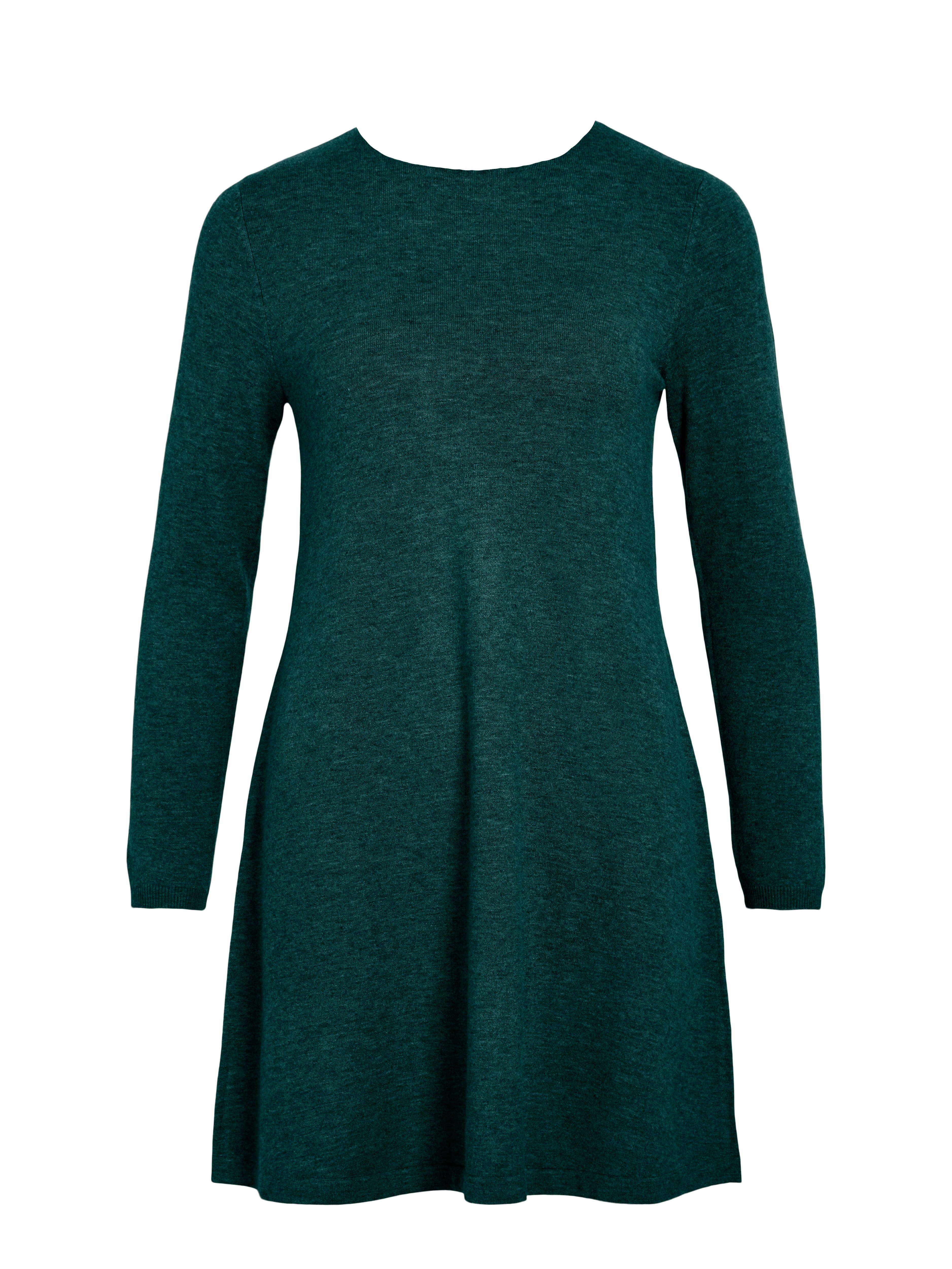 Vila Gebreide jurk VICOMFY A-LINE O-NECK KNIT DRESS - NOOS