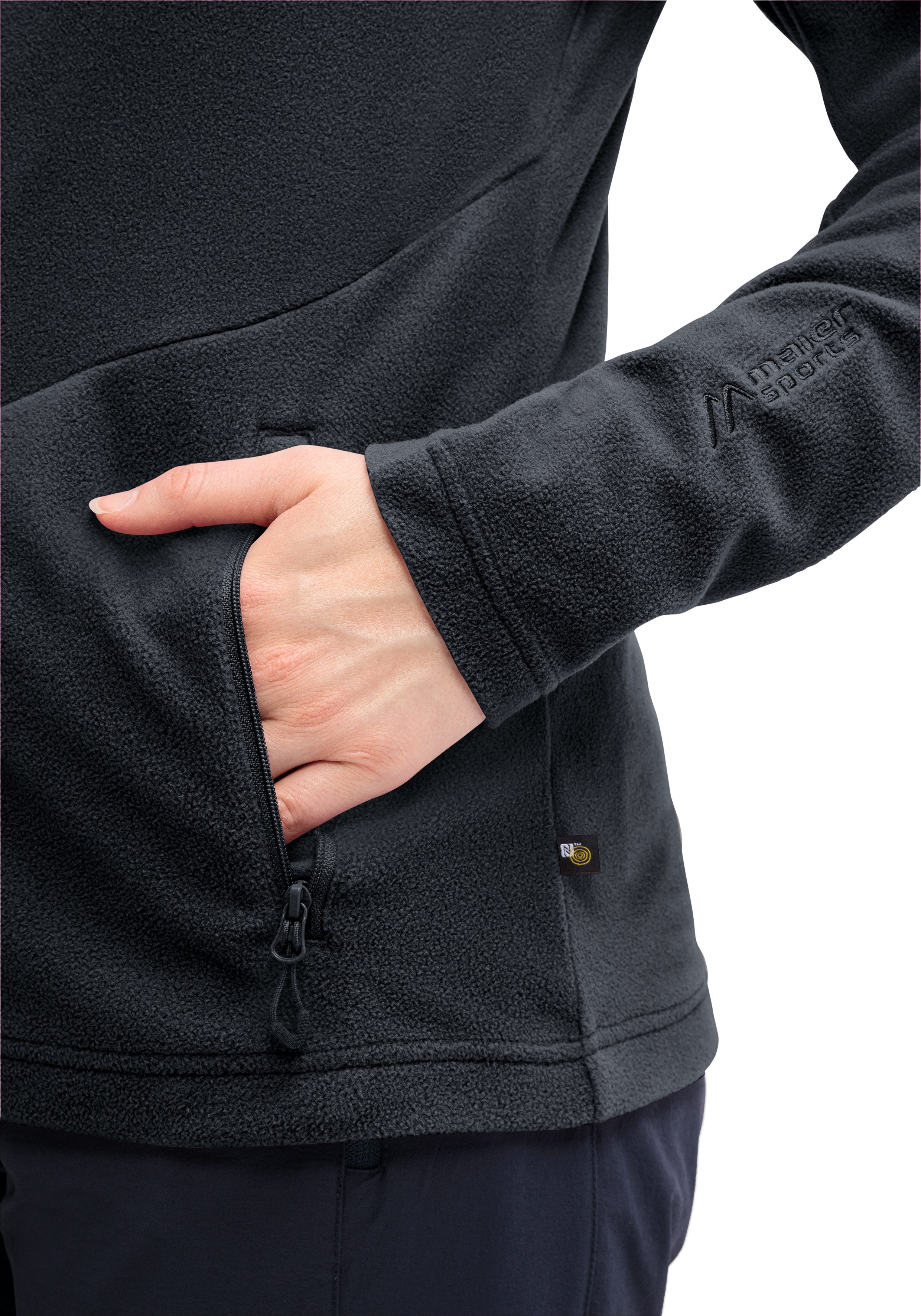 Maier Sports Fleecejack Denise Jacket W Dames midlayer ademend snel drogend full-zip regular fit