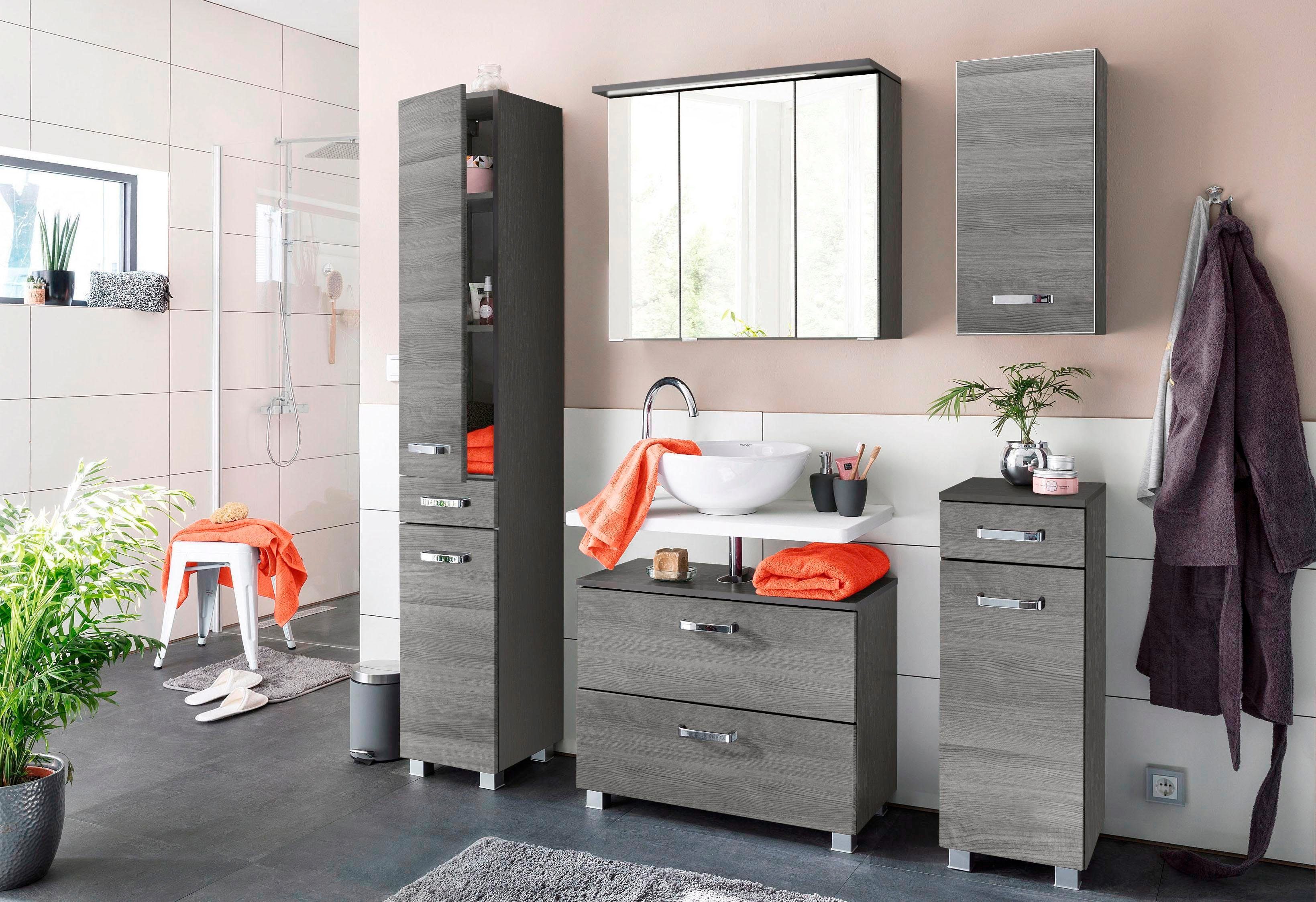 welltime Wastafelonderkast Ravenna Breedte 70 cm, deuren met demper