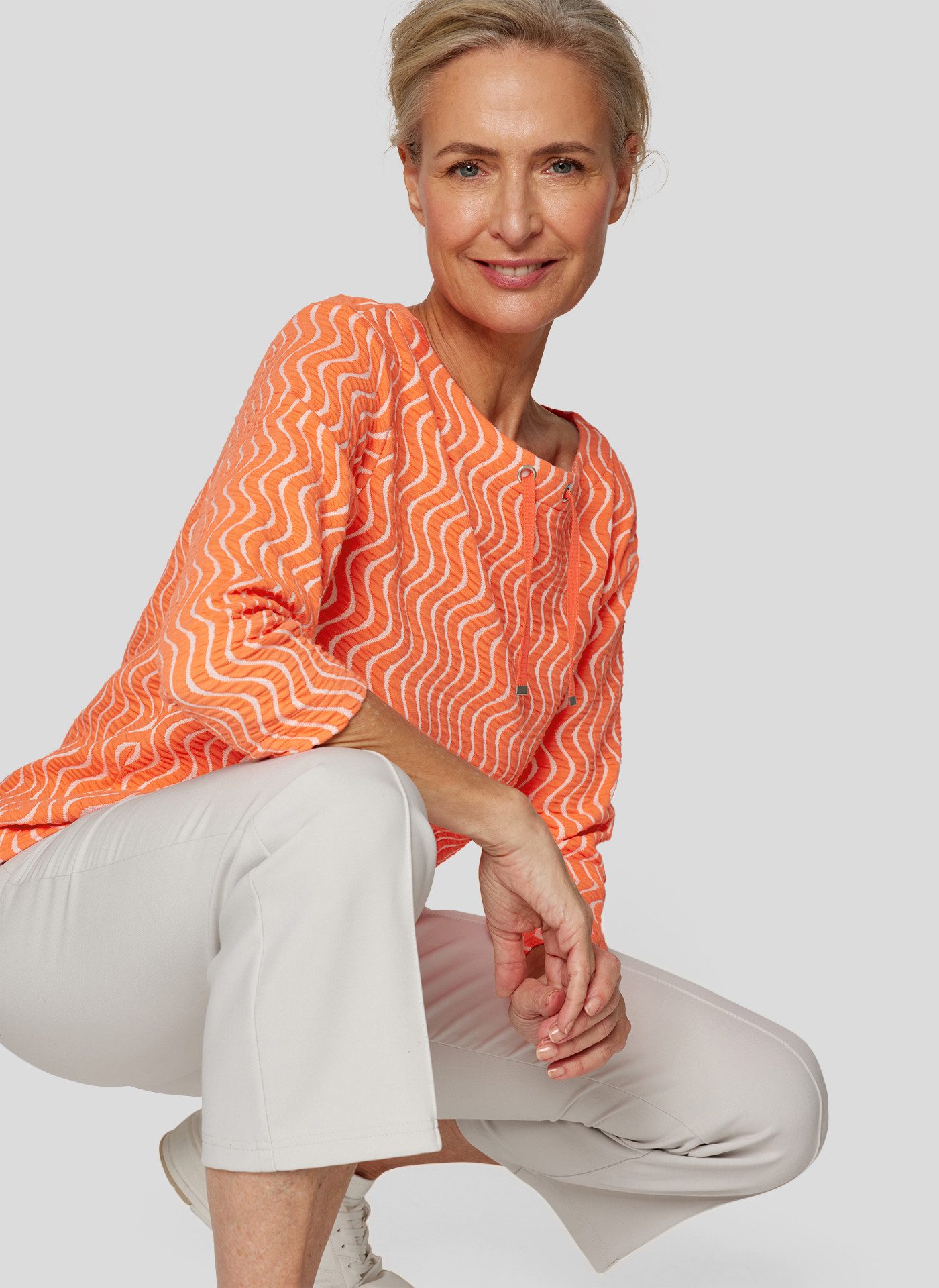 Rabe Shirt met 3/4 mouwen met print all-over