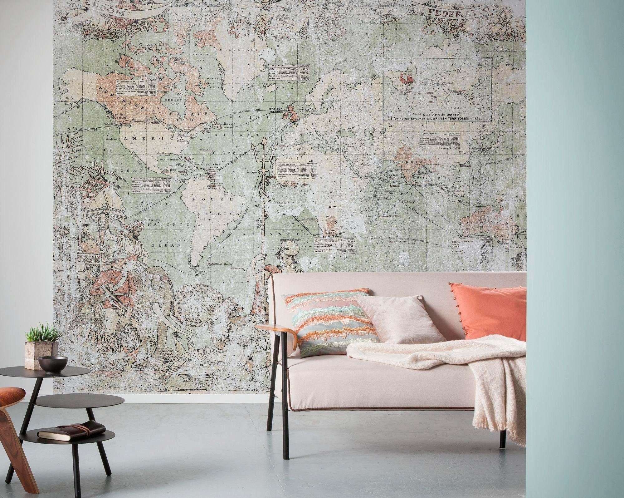 Komar Vliesbehang Digitale print vlies - British Empire - Afmeting 300 x 250 cm (1 stuk)