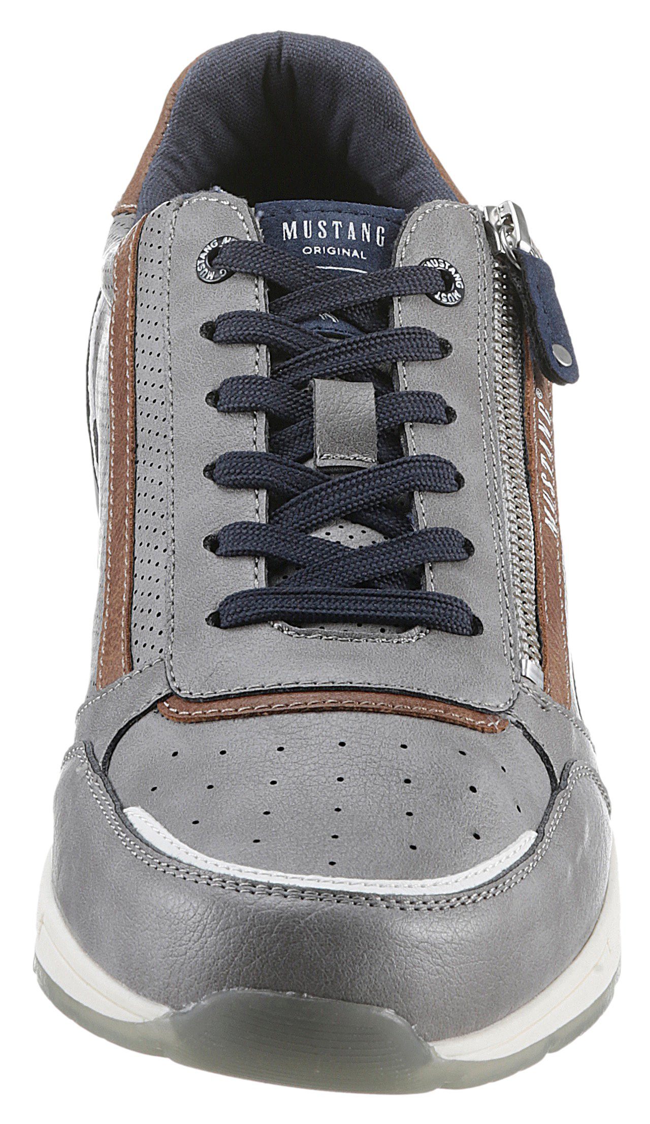 Mustang Shoes Sneakers met buitenrits, vrijetijdsschoen, lage schoen, veterschoen